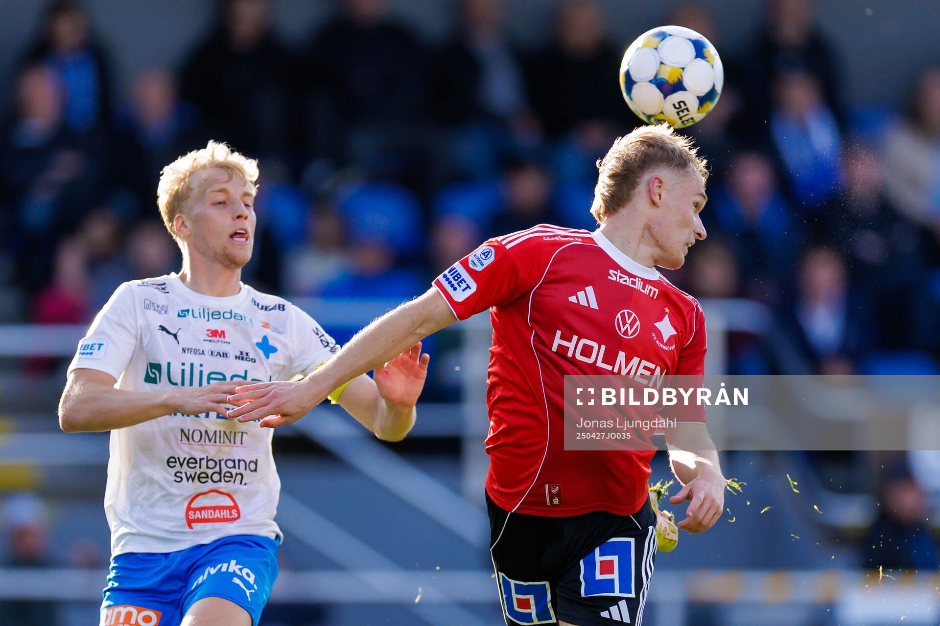 Värnamos Victor Larsson och IFK Norrköpings Marcus