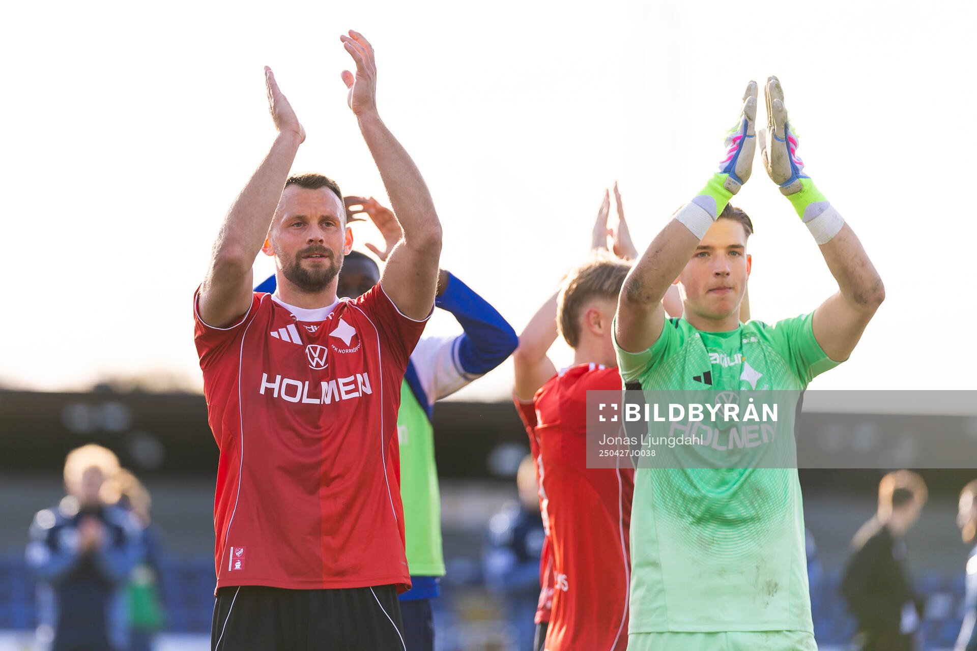 IFK Norrköpings Max Watson och målvakt David Andersson