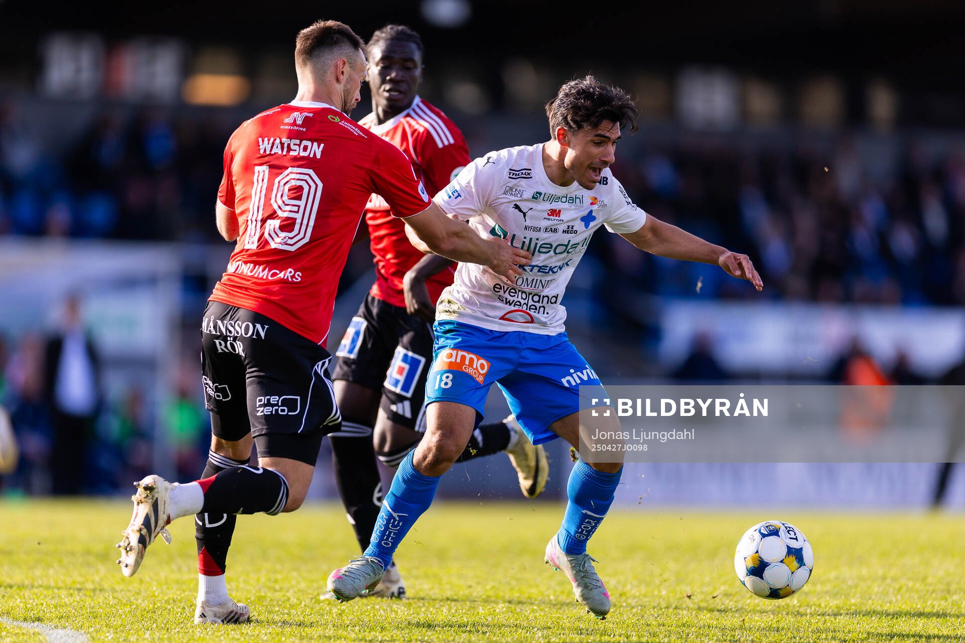 IFK Norrköpings Max Watson och Värnamos Mohammad