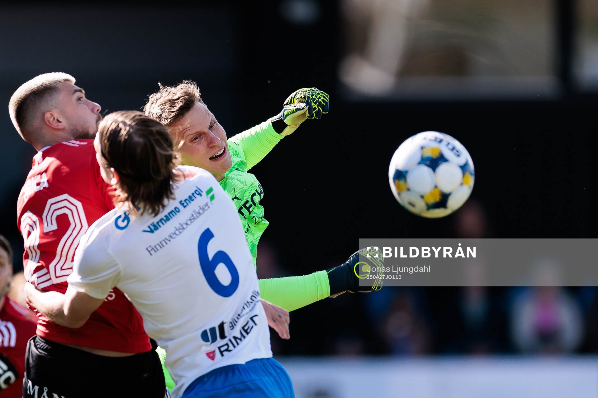 Värnamos målvakt Hugo Keto