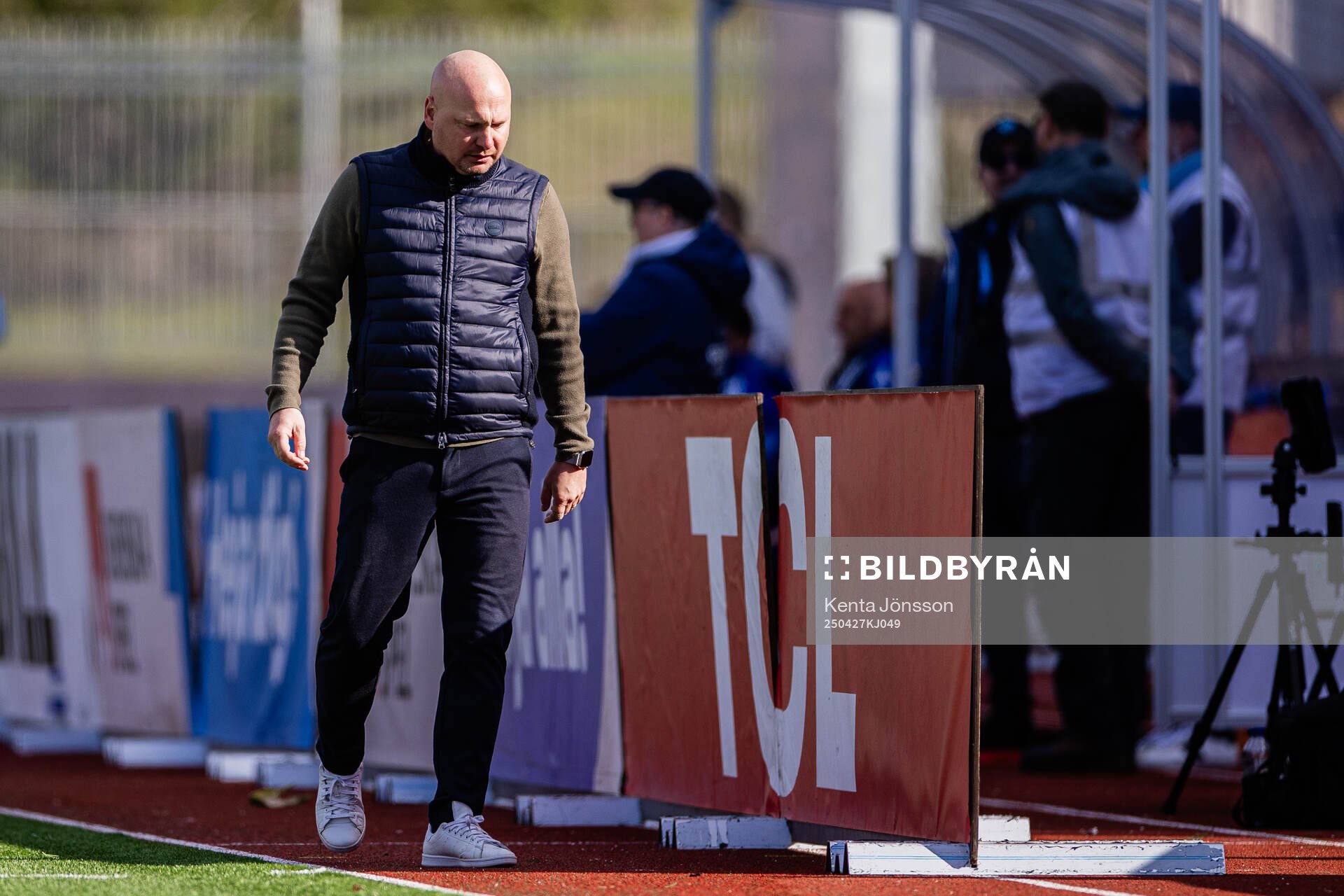 Rosengårds tränare Joel Kjetselberg deppar