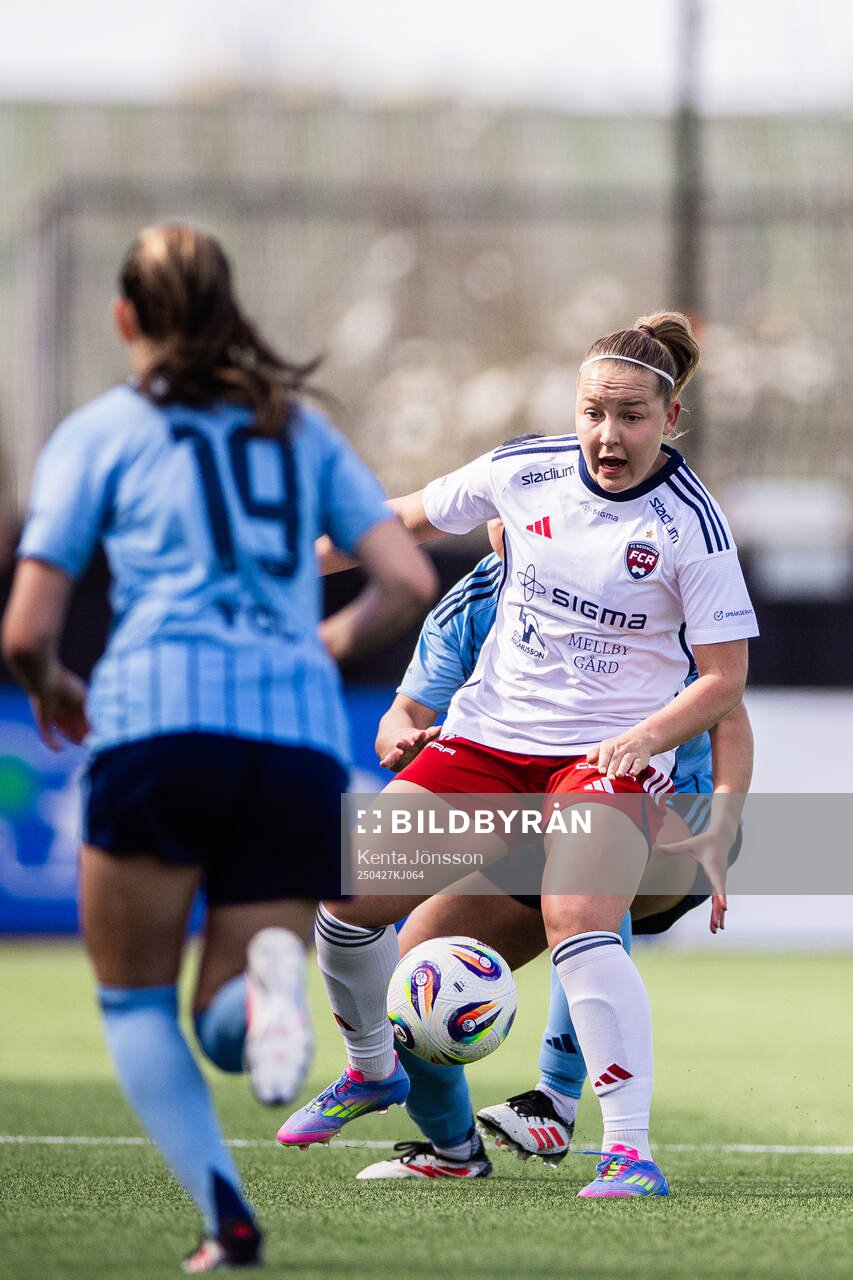 Rosengårds Oona Sevenius fotbollsmatchen i Damallsvenskan