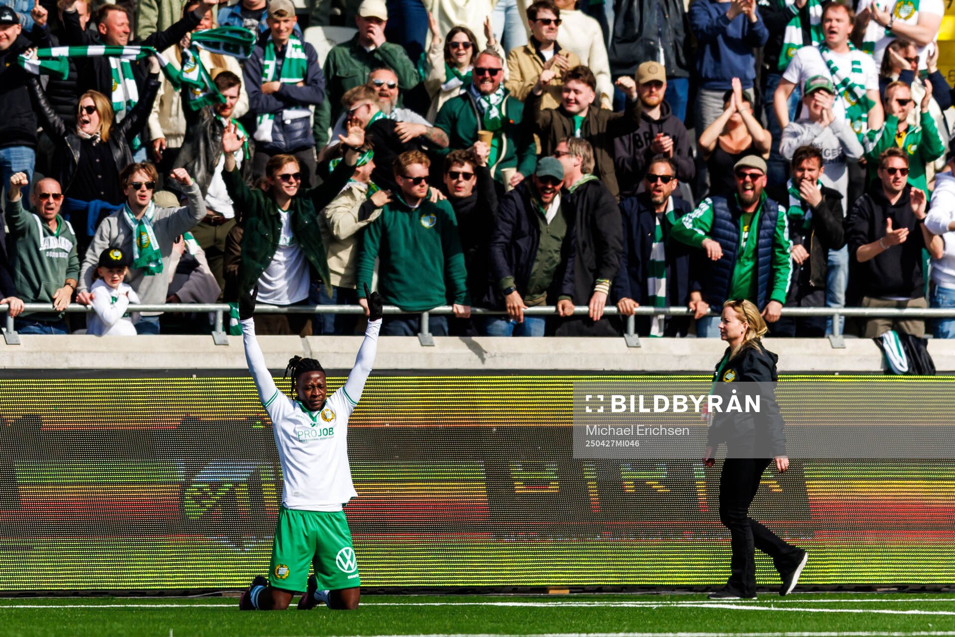 Hammarbys Moise Elohim Victoire Kabore jublar
