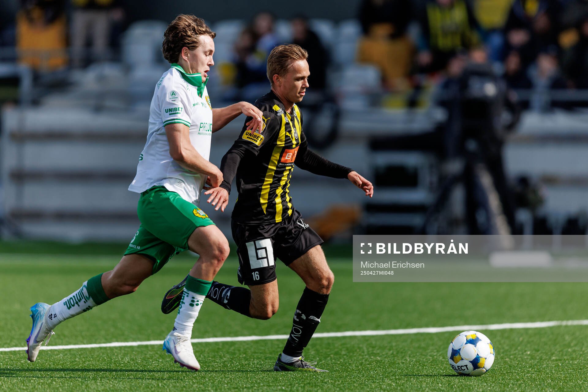 Hammarbys Hampus Skoglund och Häckens Pontus Dahbo