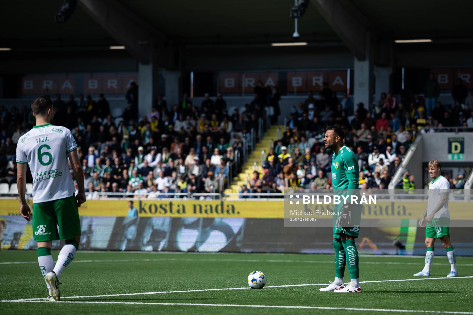 Hammarbys målvakt Warner Hahn