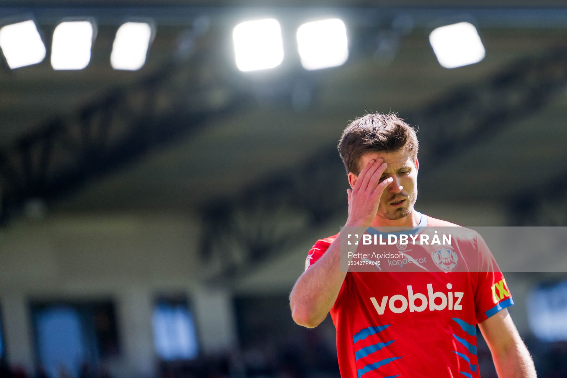 Helsingborgs Wilhelm Loeper deppar