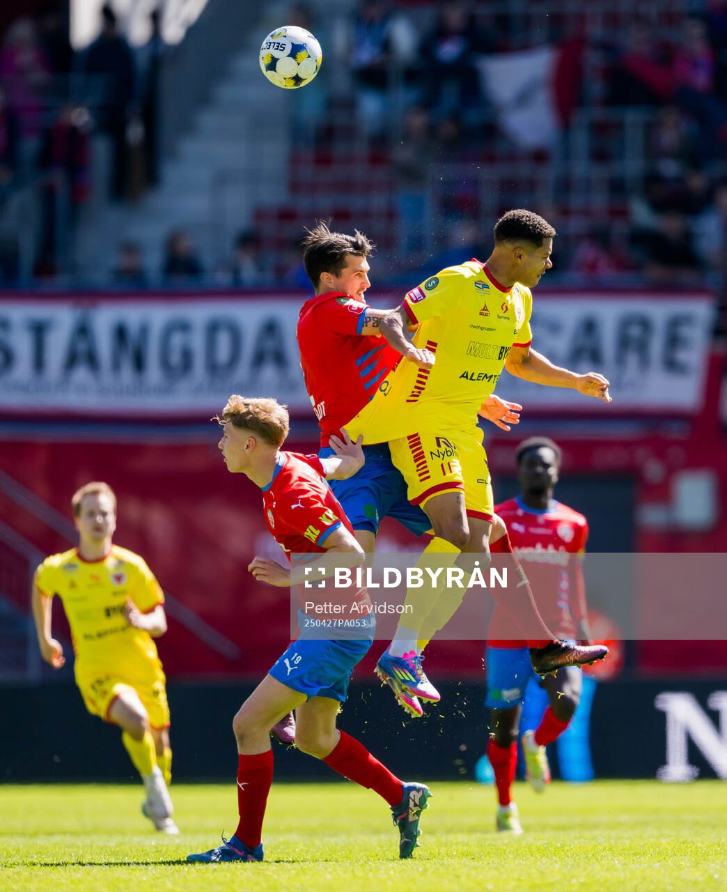 Helsingborgs Jon Birkfeldt och Benjamin Örn och Kalmars