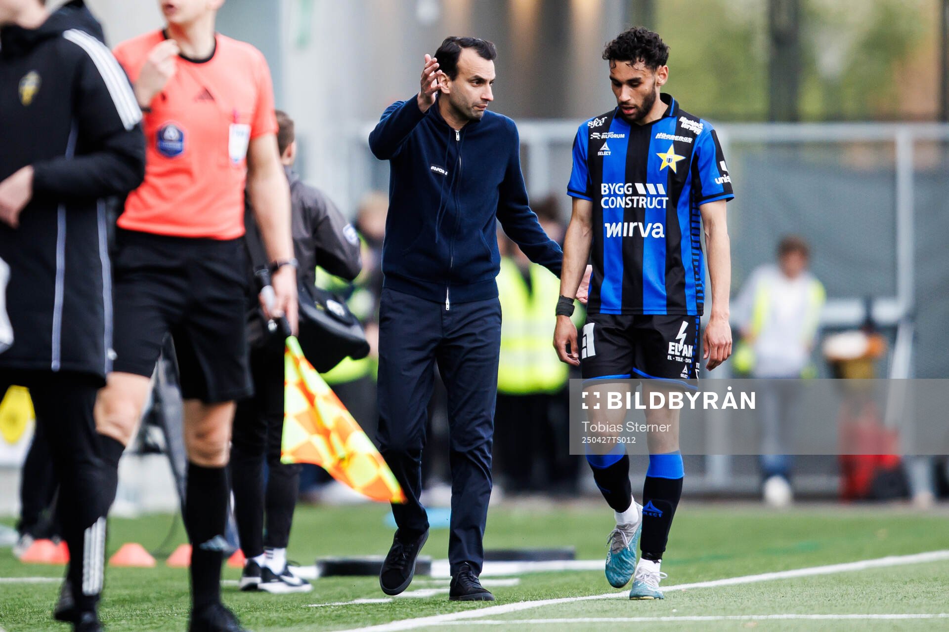 Sirius tränare Andreas Engelmark och Joakim Persson