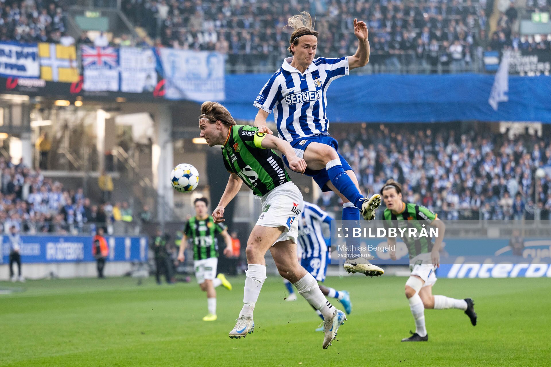 GAIS August Wängberg och IFK Göteborgs August Erlingmark