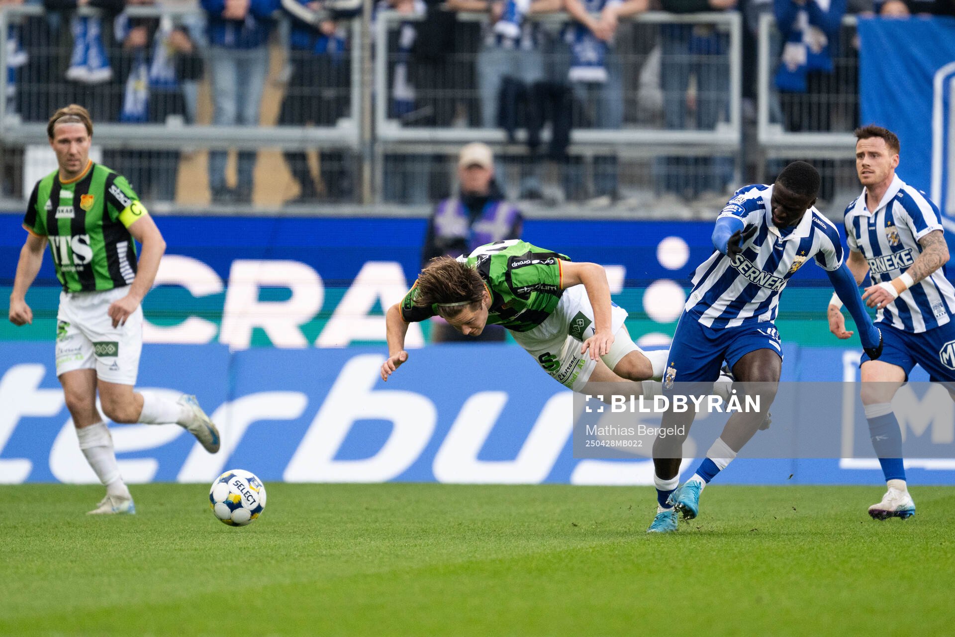 GAIS Axel Henriksson och IFK Göteborgs Imam Jagne