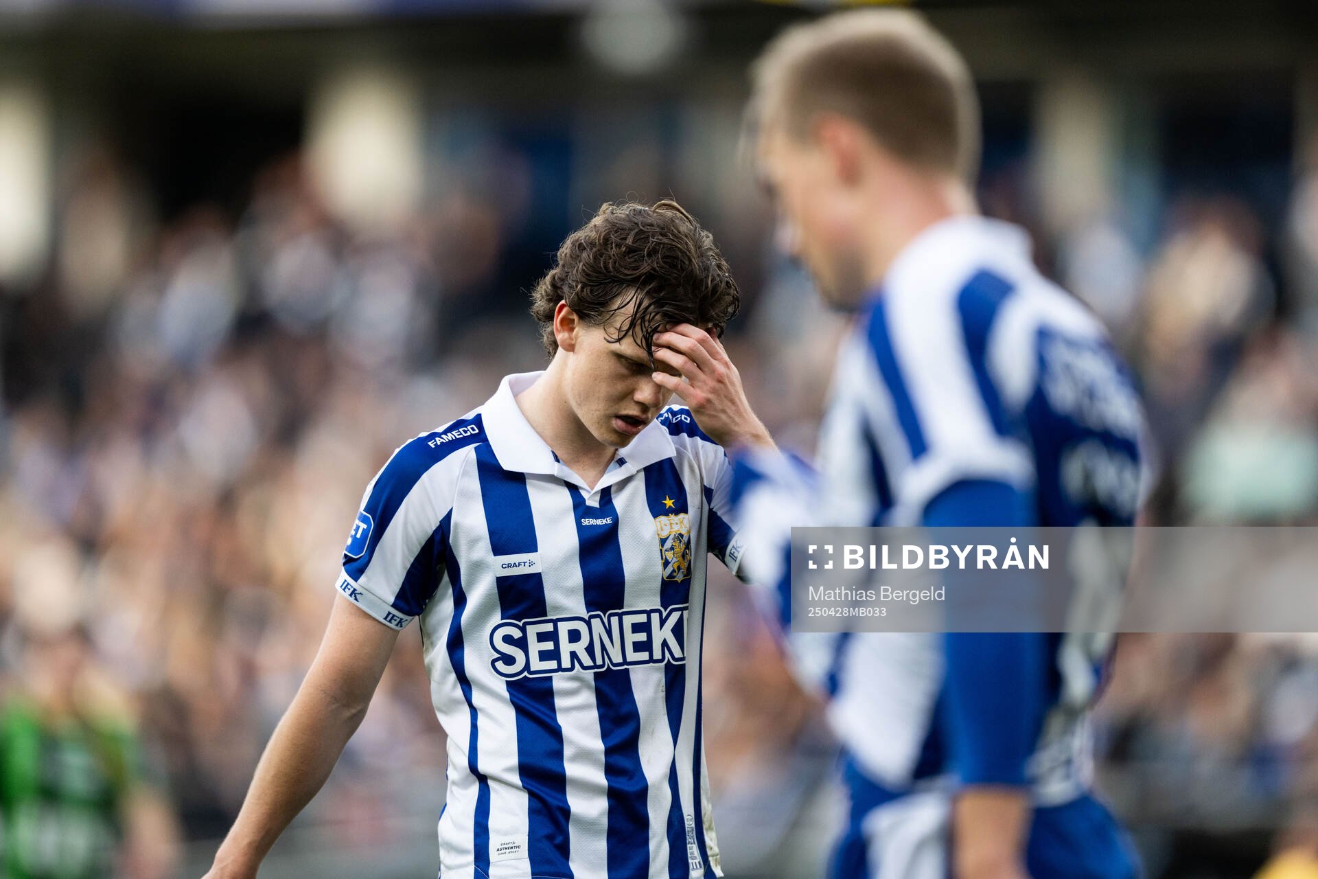 IFK Göteborgs Kolbeinn Thordarson deppar