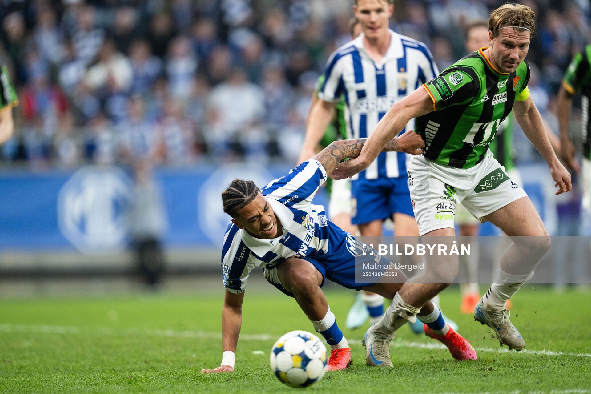 IFK Göteborgs Sebastian Clemmensen och GAIS August