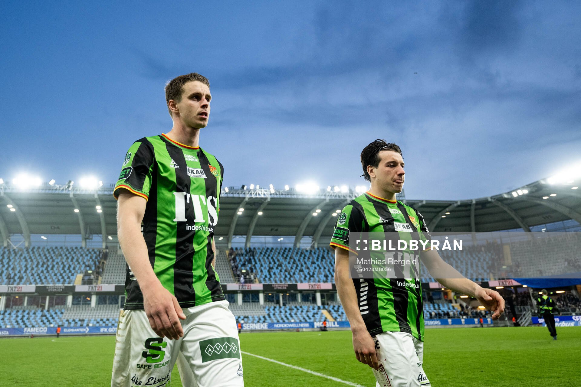 GAIS Oskar Ågren och Matteo de Brienne deppar