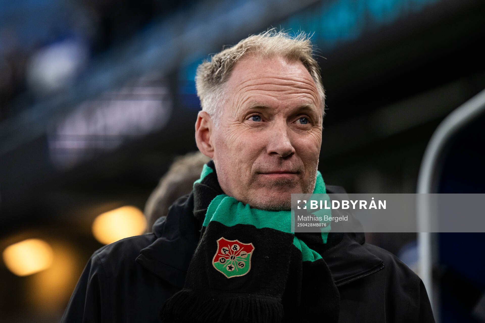 GAIS tekniske direktör Magnus Sköldmark efter fotbollsmatchen i Allsvenskan mellan IFK Göteborg och GAIS den 28 april 2025 i Göteborg. 