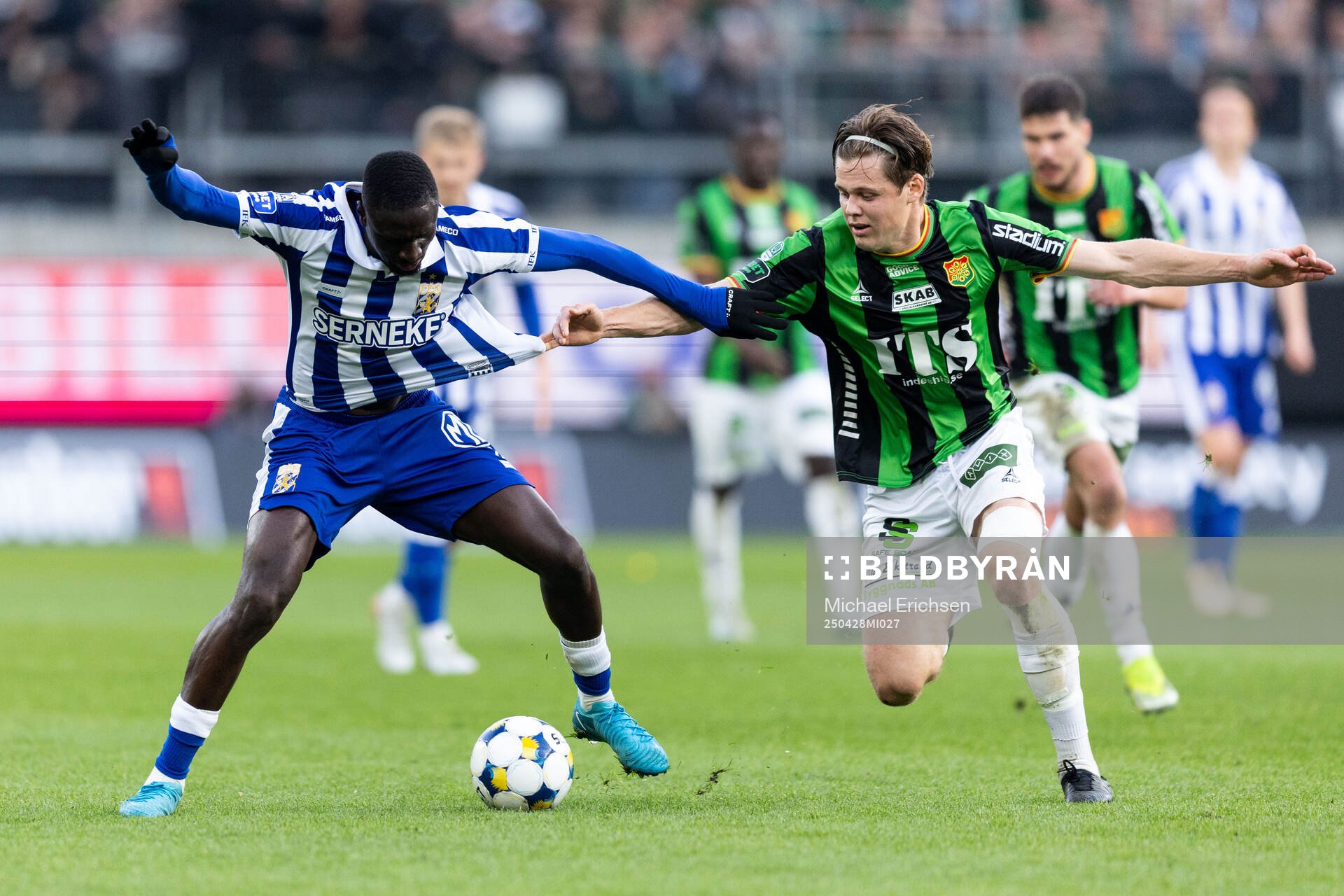 IFK Göteborgs Imam Jagne och GAIS Axel Henriksson