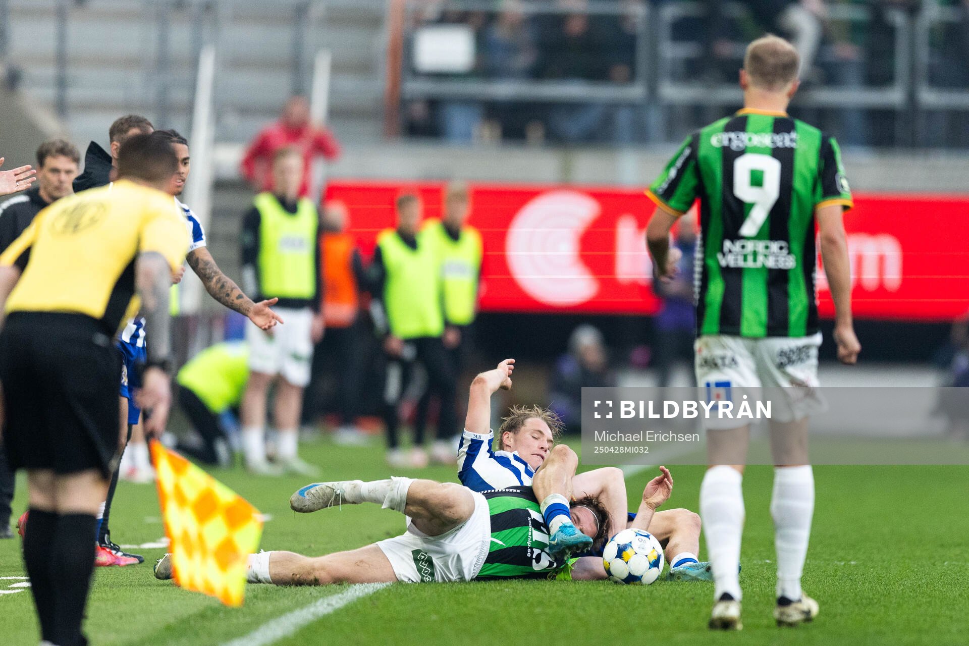 GAIS August Wängberg och IFK Göteborgs Max Fenger