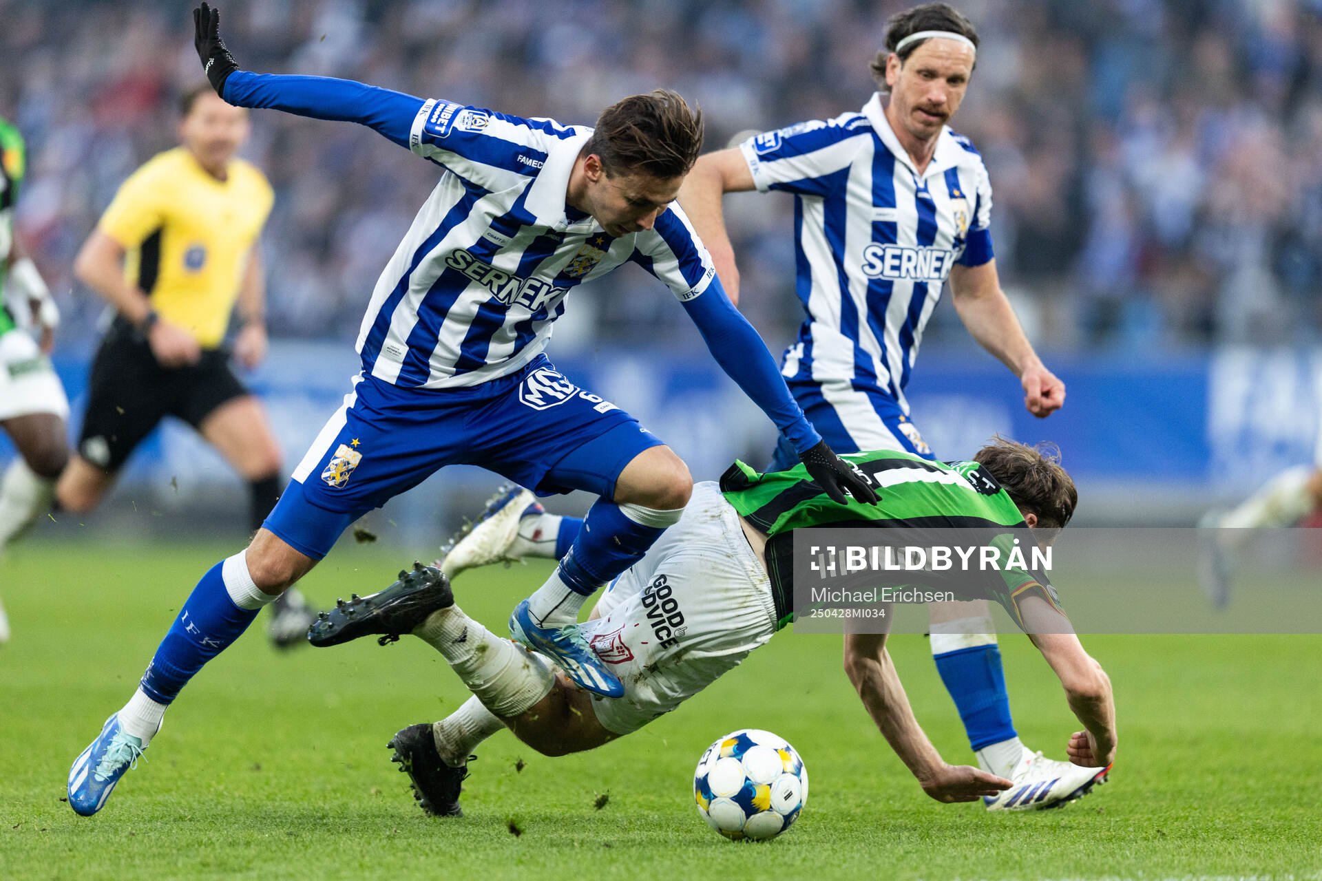 IFK Göteborgs Anders Trondsen och GAIS Axel Henriksson