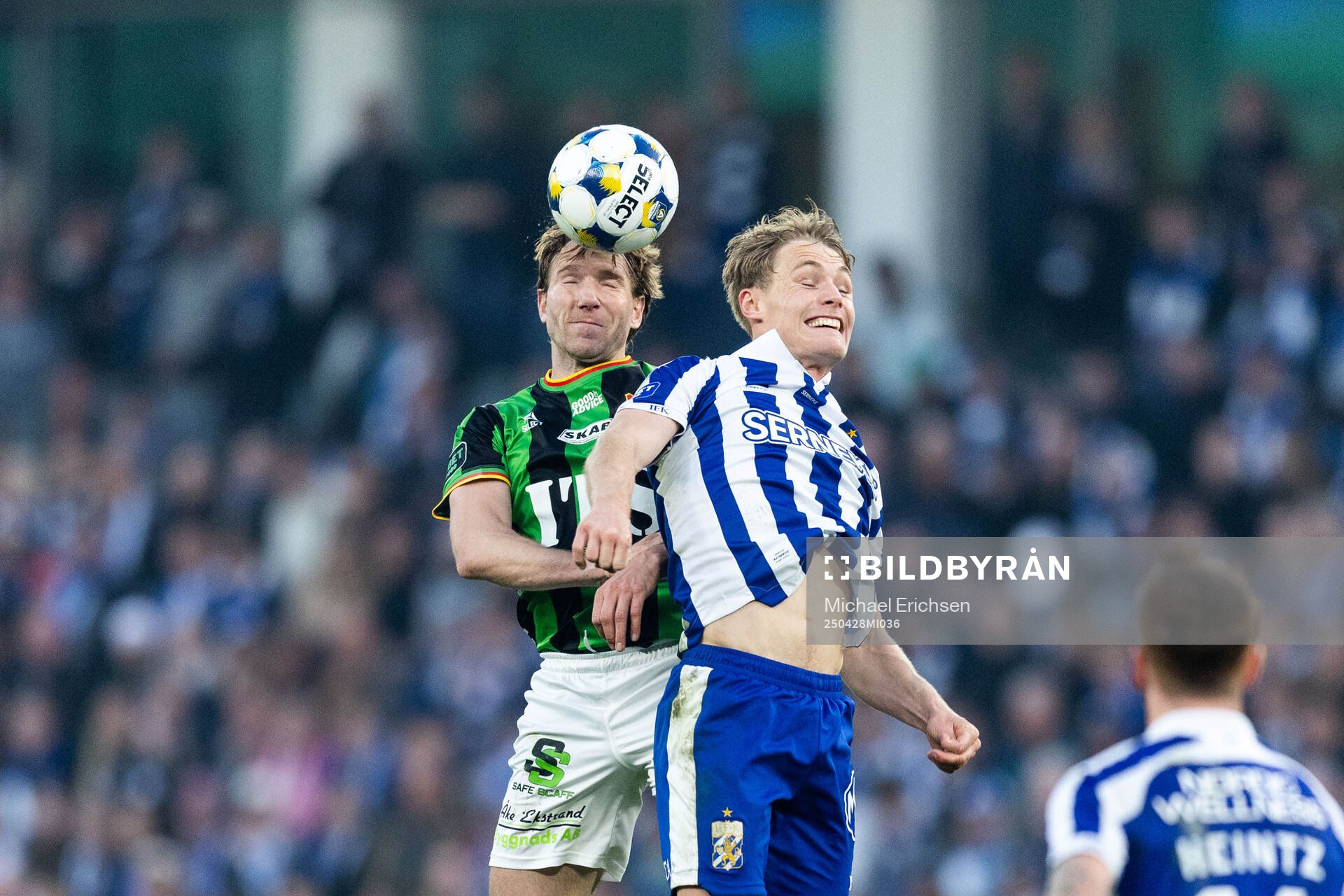 GAIS August Wängberg och IFK Göteborgs Max Fenger