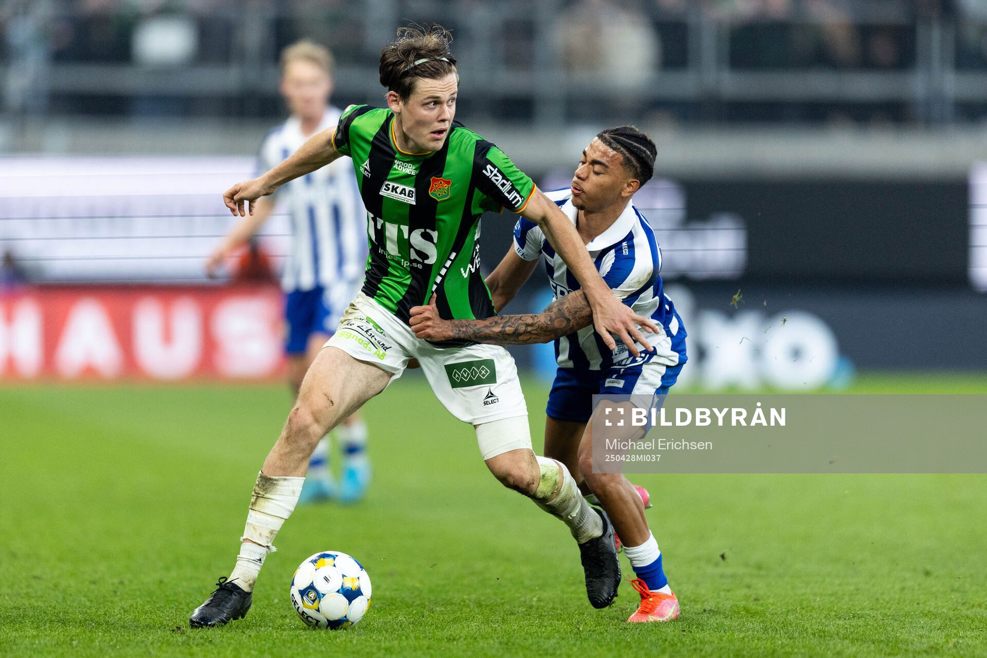 GAIS Axel Henriksson och IFK Göteborgs Sebastian Clemmensen