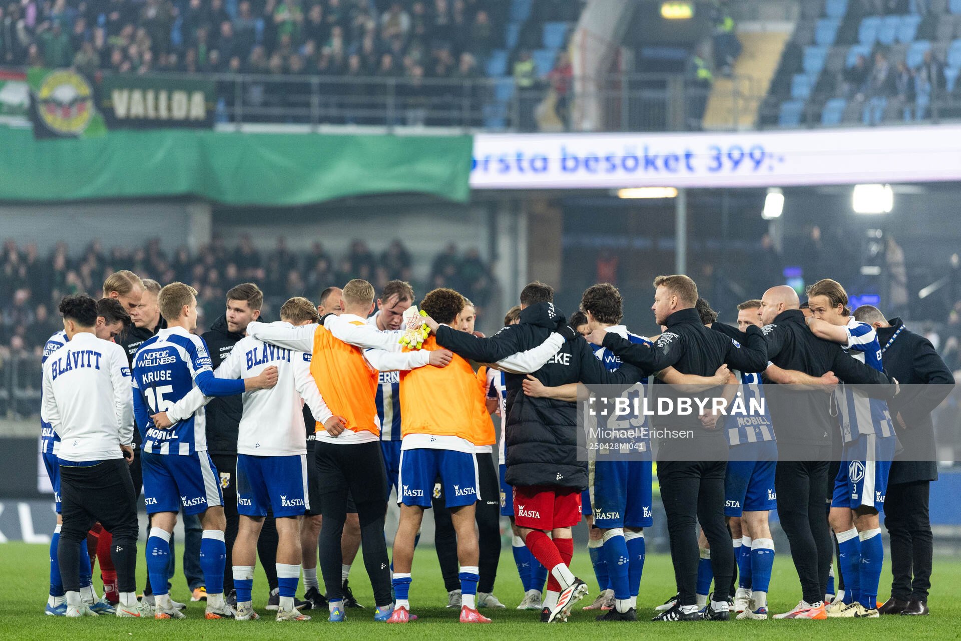 IFK Göteborgs spelare samlas