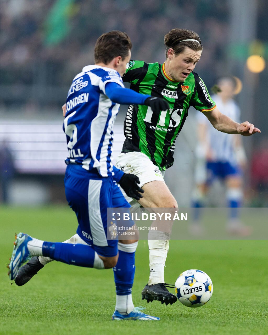 IFK Göteborgs Anders Trondsen och GAIS Axel Henriksson