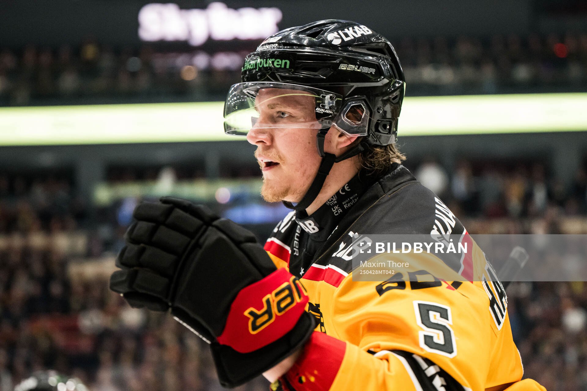 Luleås Marcus Hardegård jublar