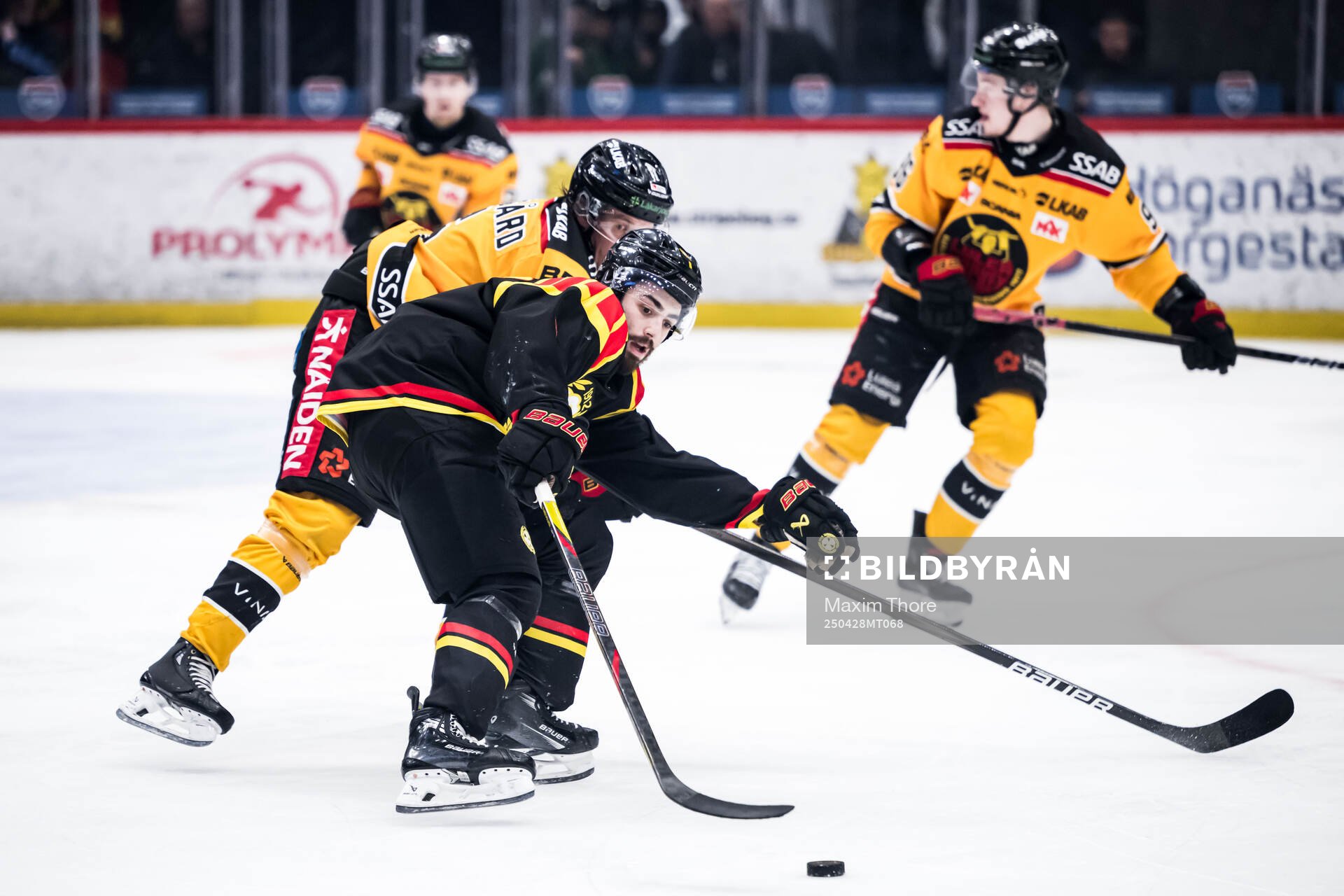 Luleås Marcus Hardegård och Brynäs Bobby Trivigno
