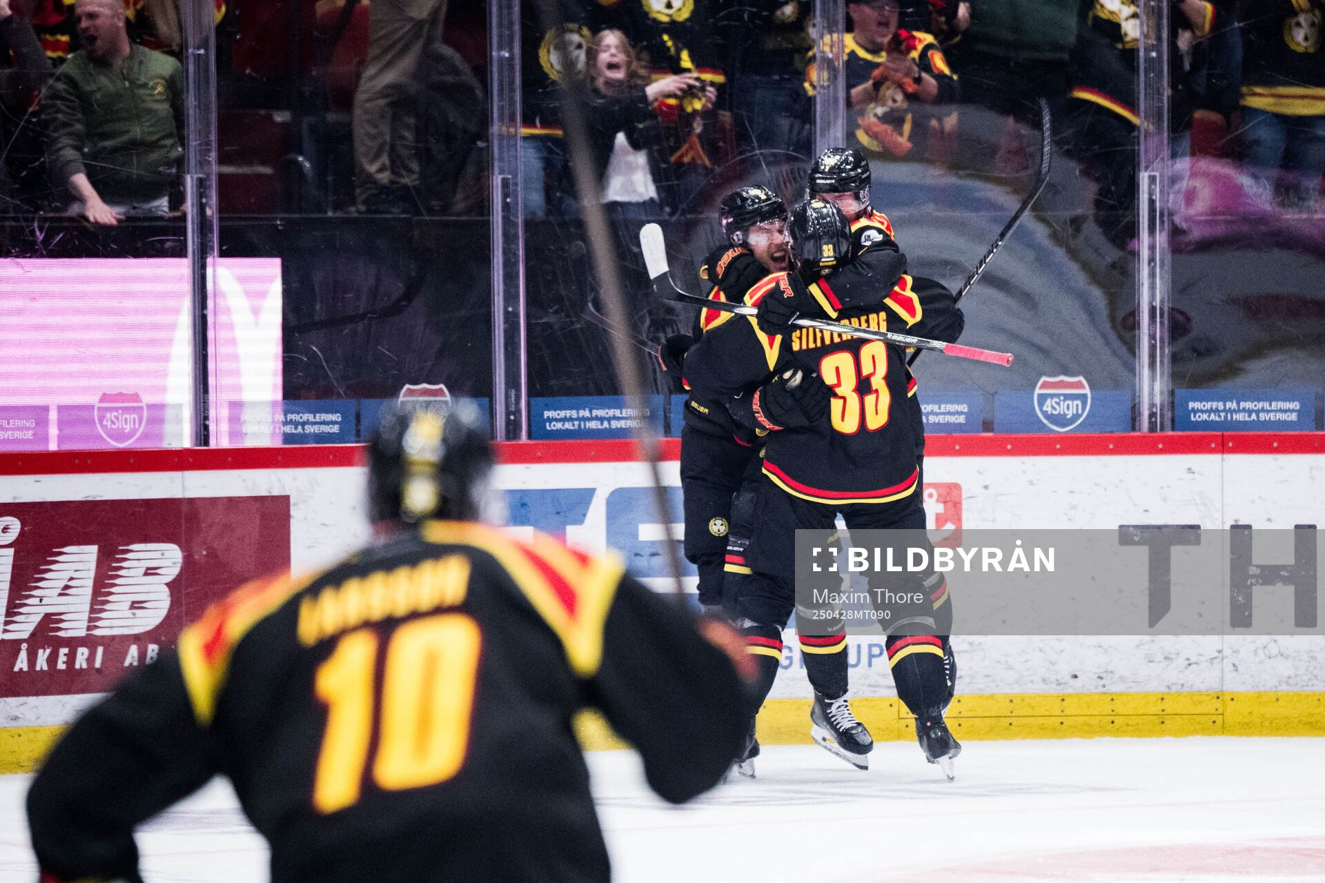 Brynäs Oskar Lindblom, Jakob Silfverberg och Victor