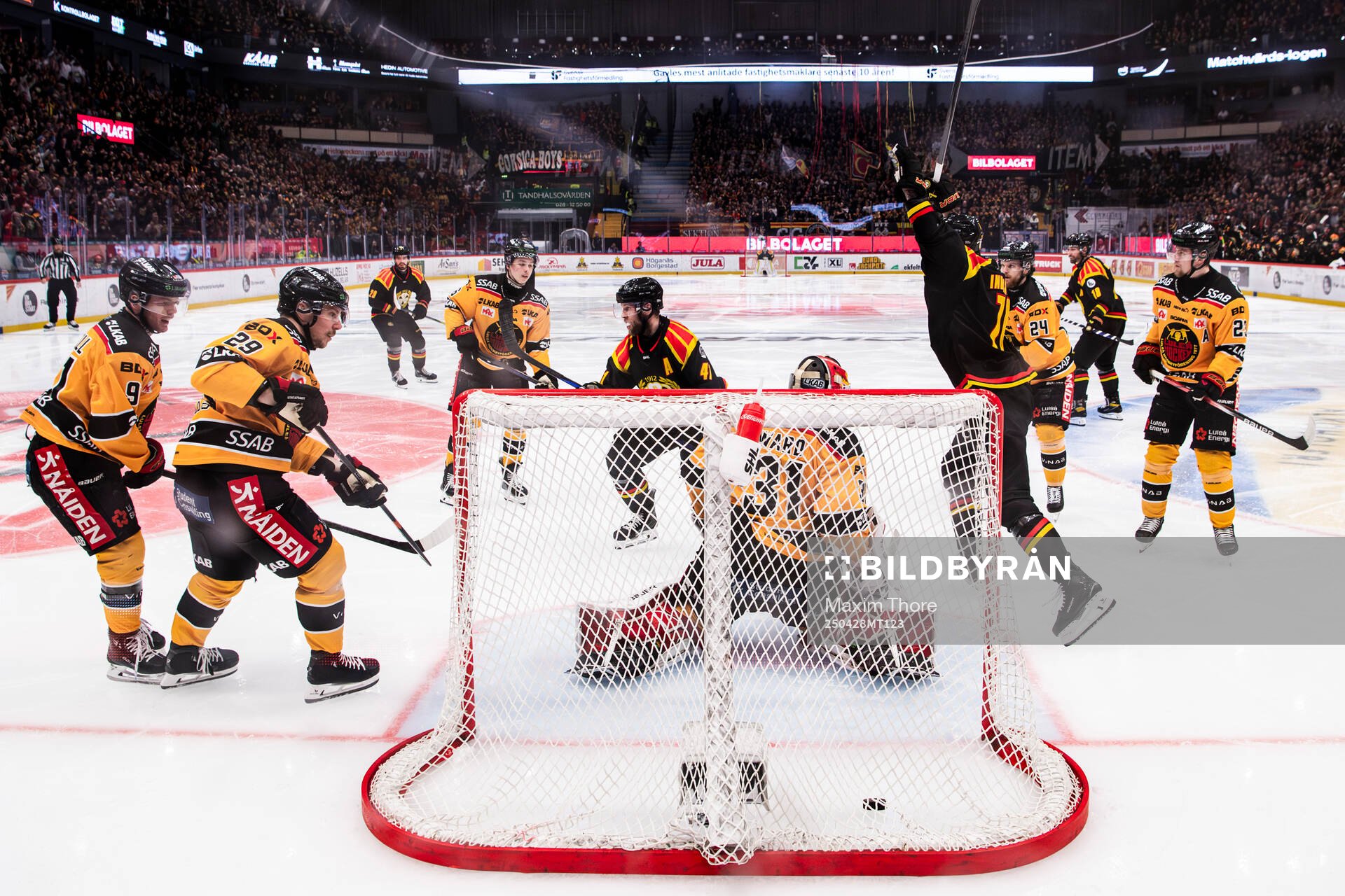 Brynäs Greg Scott jublar