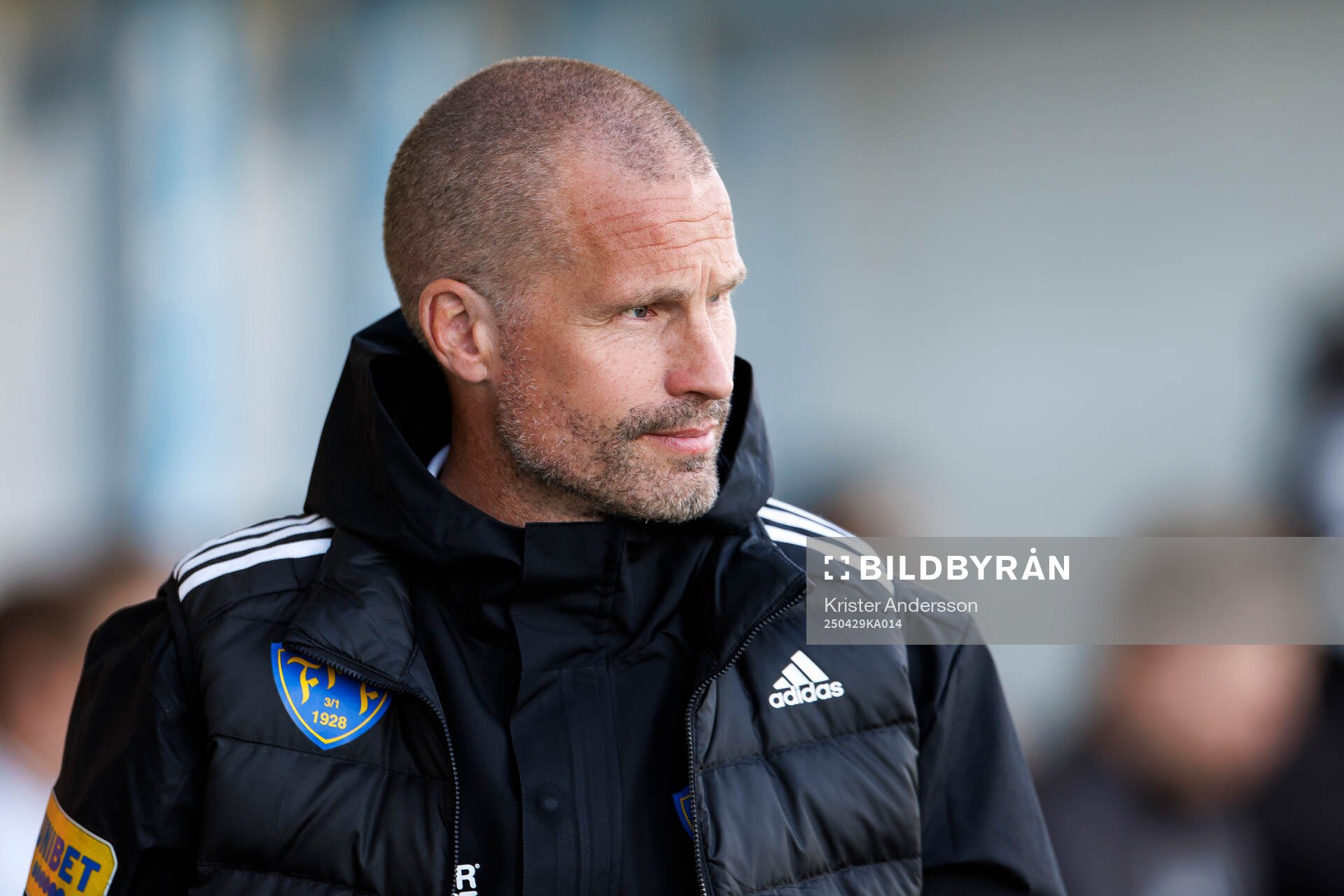 Falkenbergs tränare Christoffer Andersson
