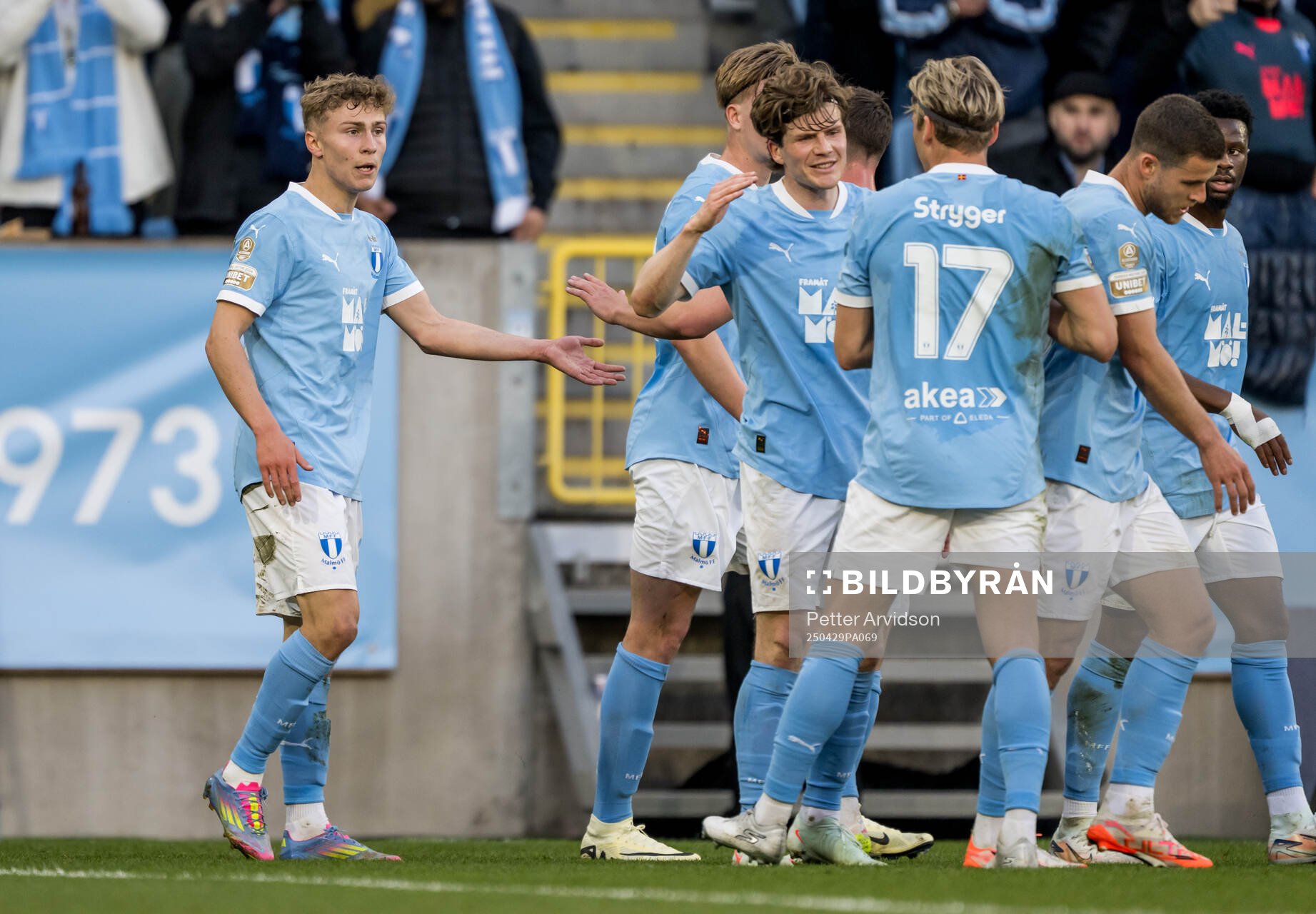 Malmö FFs Hugo Bolin jublar
