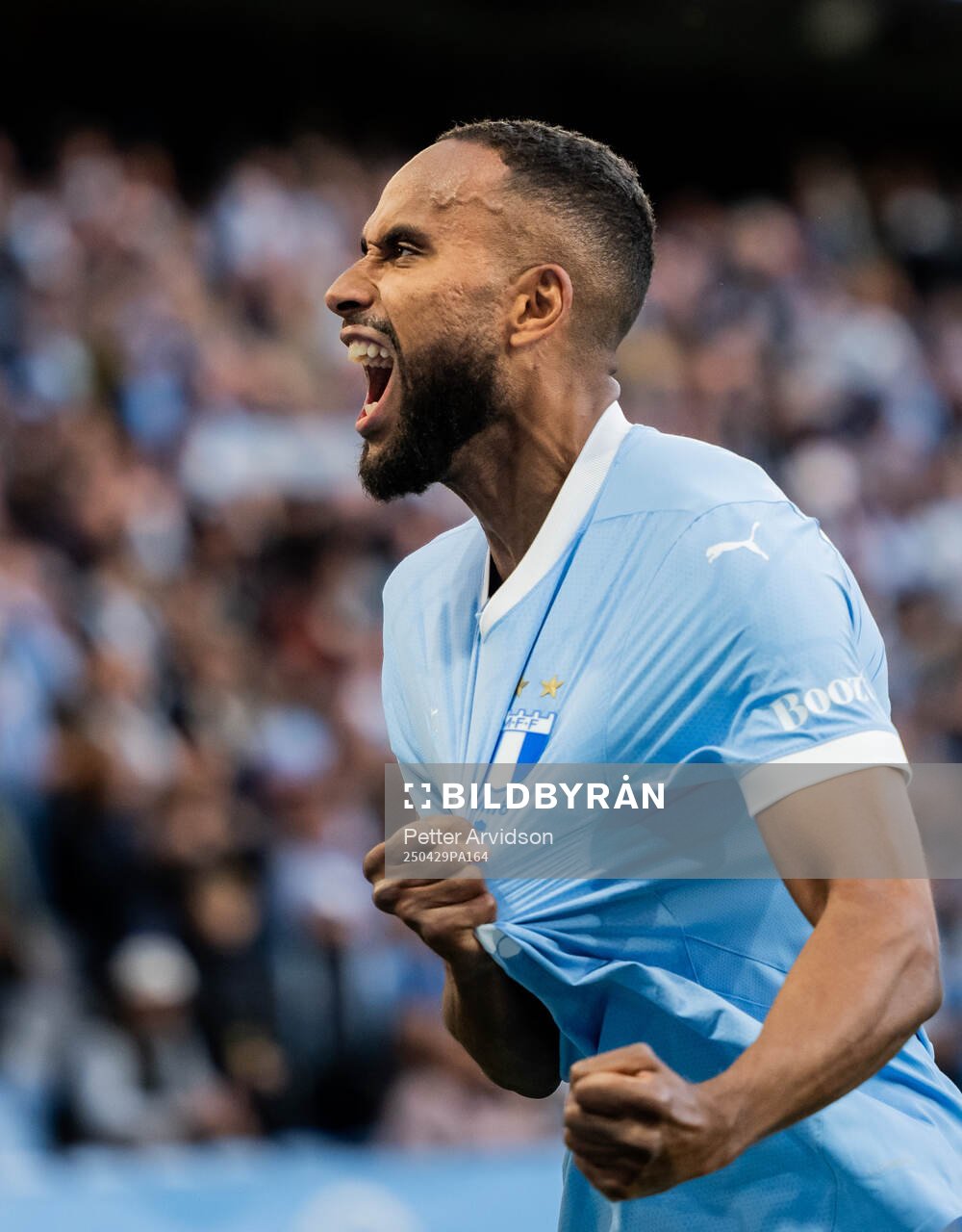 Malmö FFs Isaac Kiese Thelin jublar