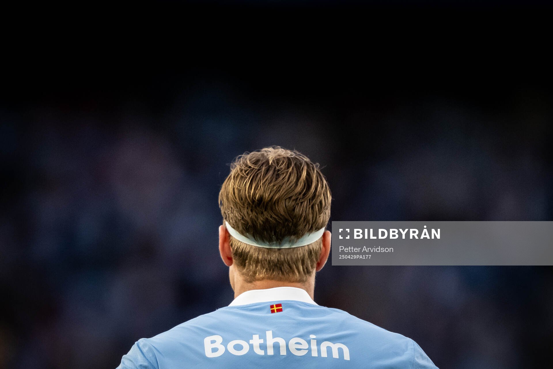 Malmö FFs Erik Botheim under fotbollsmatchen i Allsvenskan mellan Malmö FF och Öster den 29 april 2025 i Malmö. 