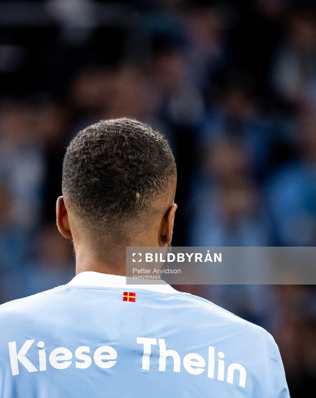 Malmö FFs Isaac Kiese Thelin efter fotbollsmatchen i Allsvenskan mellan Malmö FF och Öster den 29 april 2025 i Malmö. 