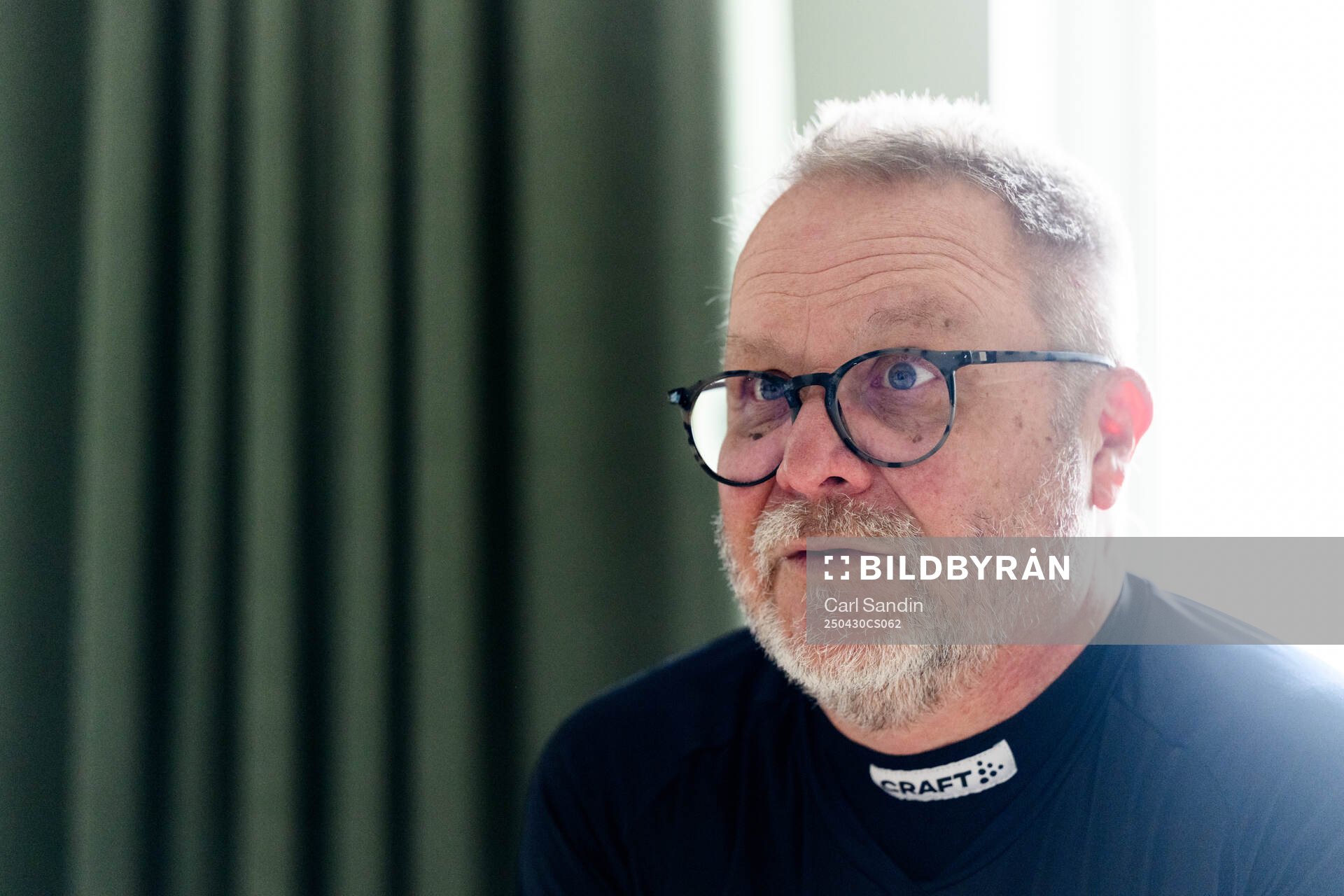 Tränare Roar Hansen blir intervjuad