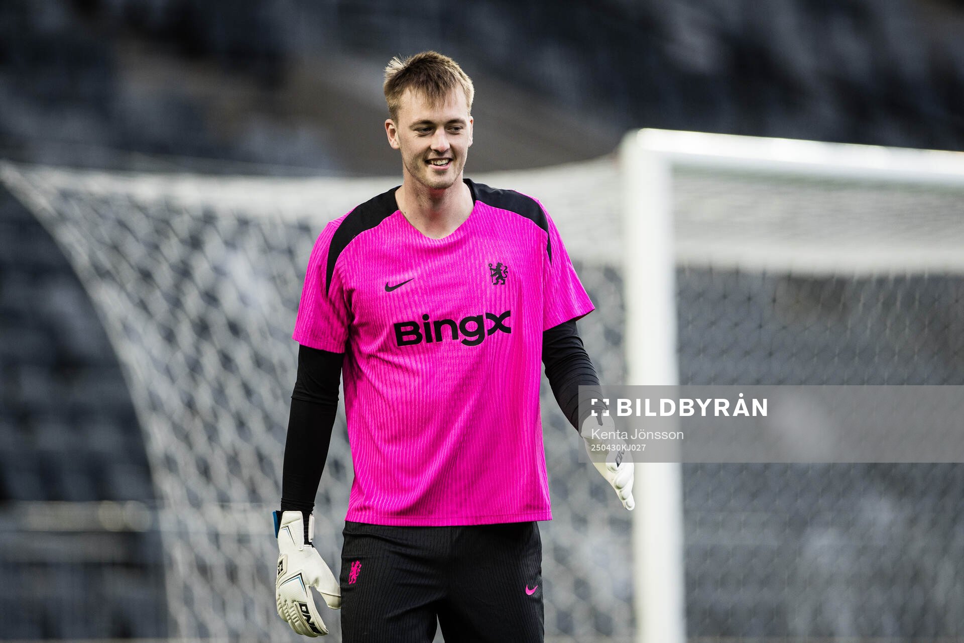 Goalkeeper Lucas Bergström