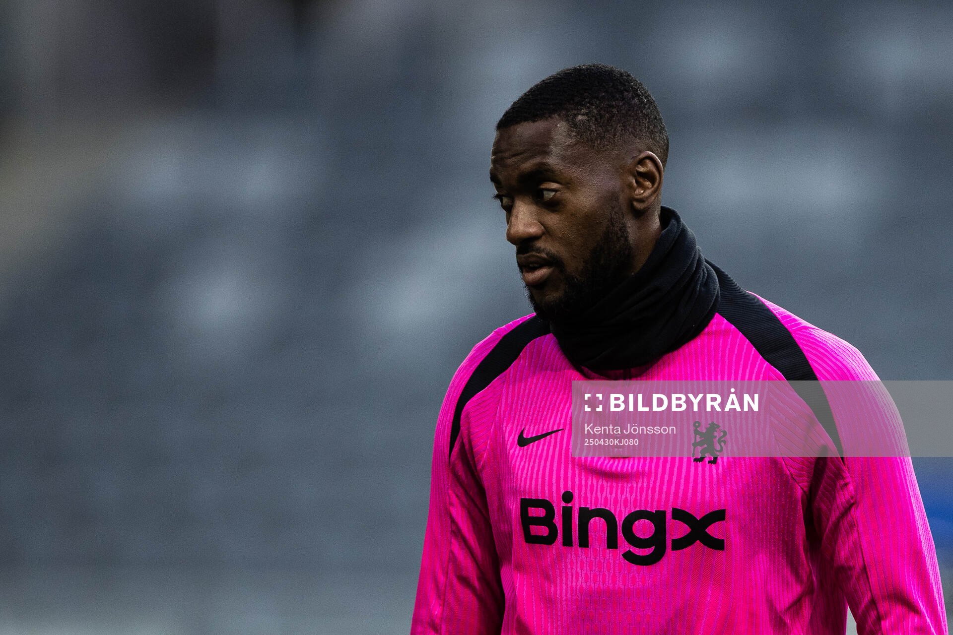 Tosin Adarabioyo during a training session with Chelsea on April 30, 2025 in Stockholm. 