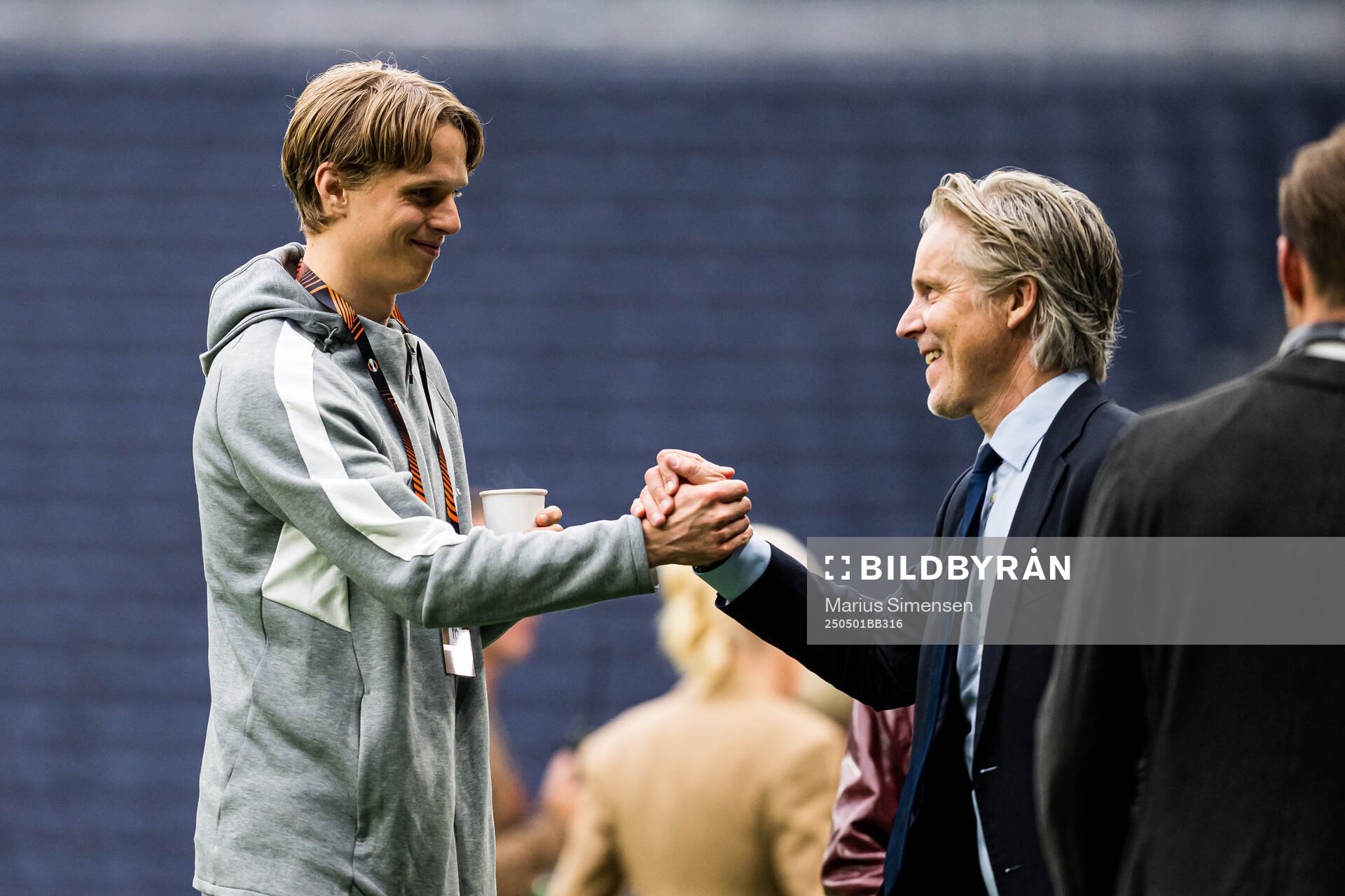 Ulrik Saltnes of Bodø/Glimt ahead of the UEFA Europa League semi-final football match between Tottenham and Bodø/Glimt on May 1, 2025 in London.
