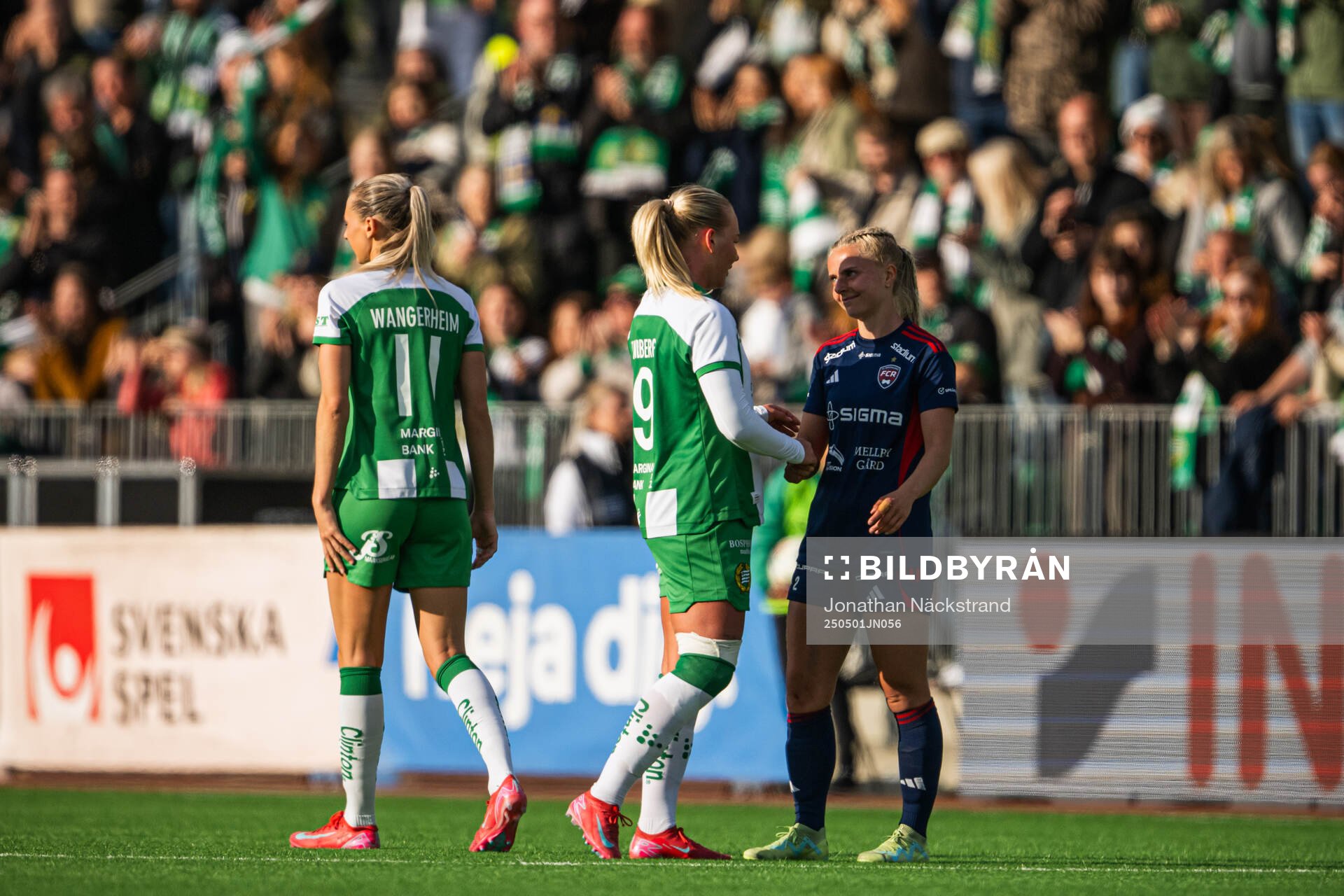 Hammarbys Cathinka Tandberg och Rosengårds Emilie Woldvik
