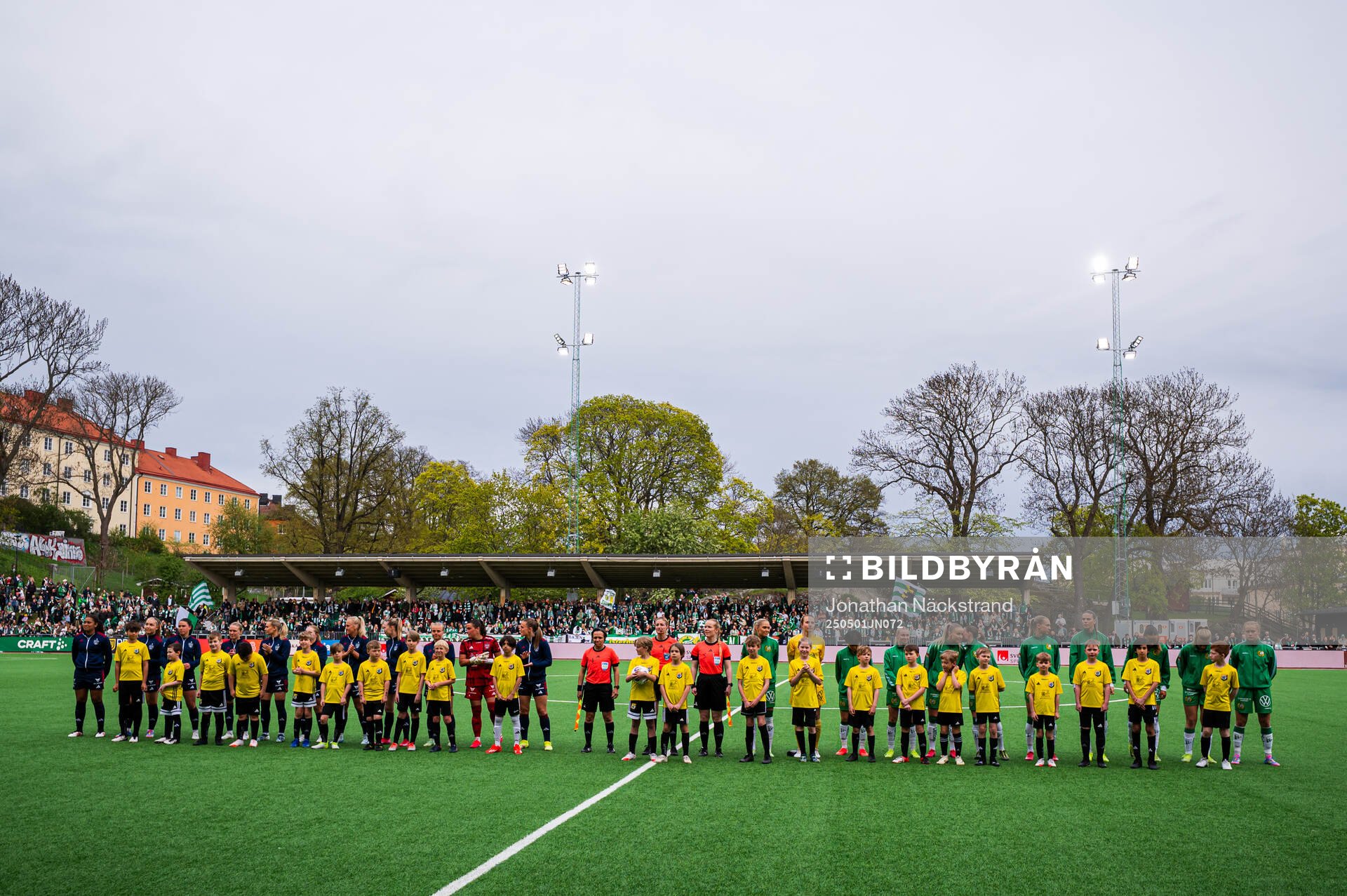 Hammarbys och Rosengårds spelare