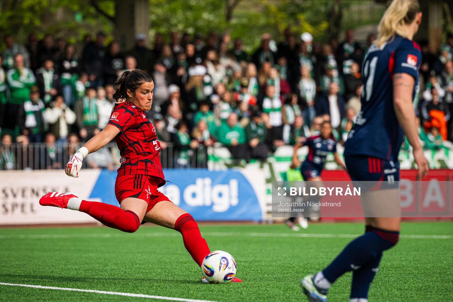 Rosengårds målvakt Eartha Cumings