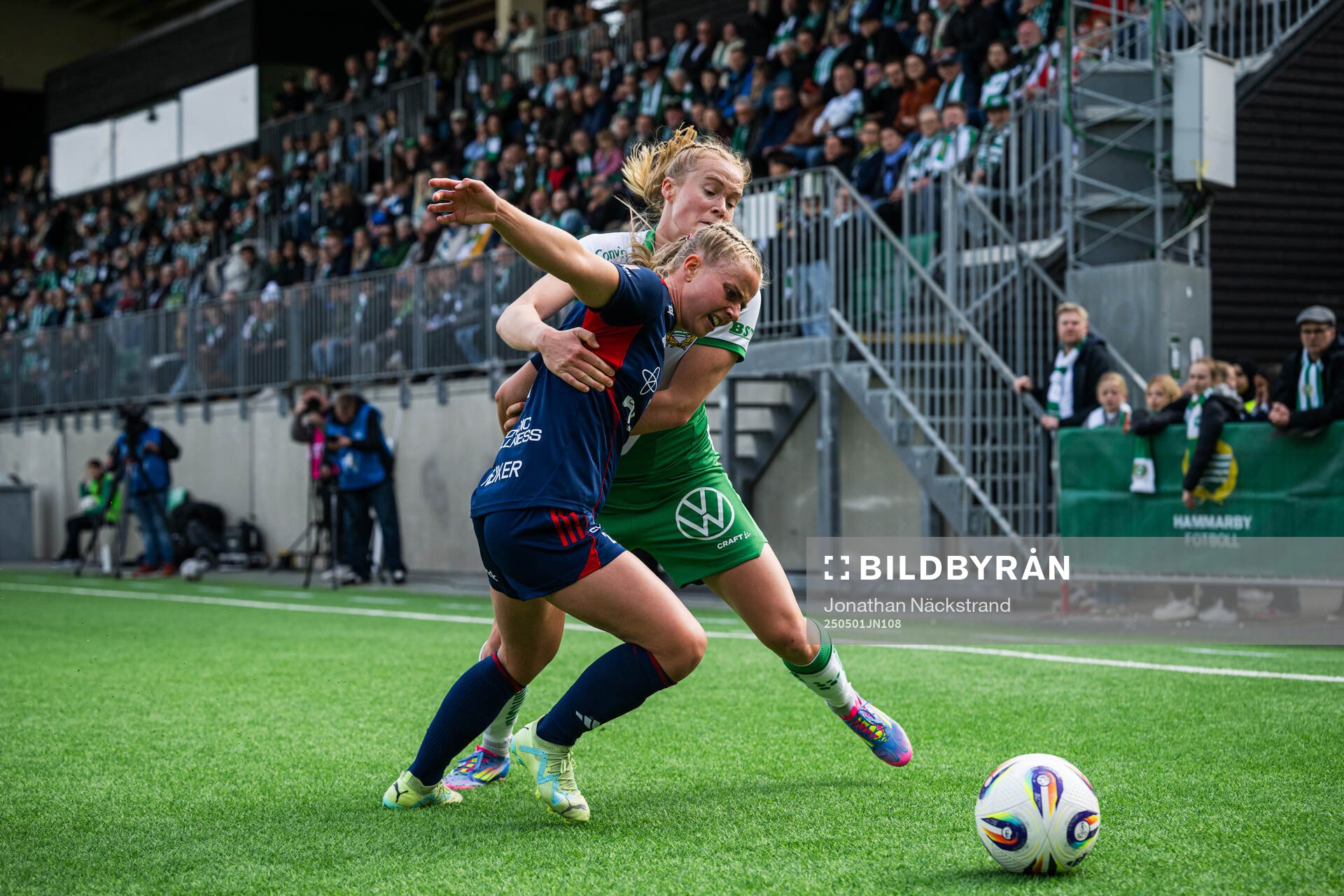 Rosengårds Emilie Woldvik och Hammarbys Julie Blakstad