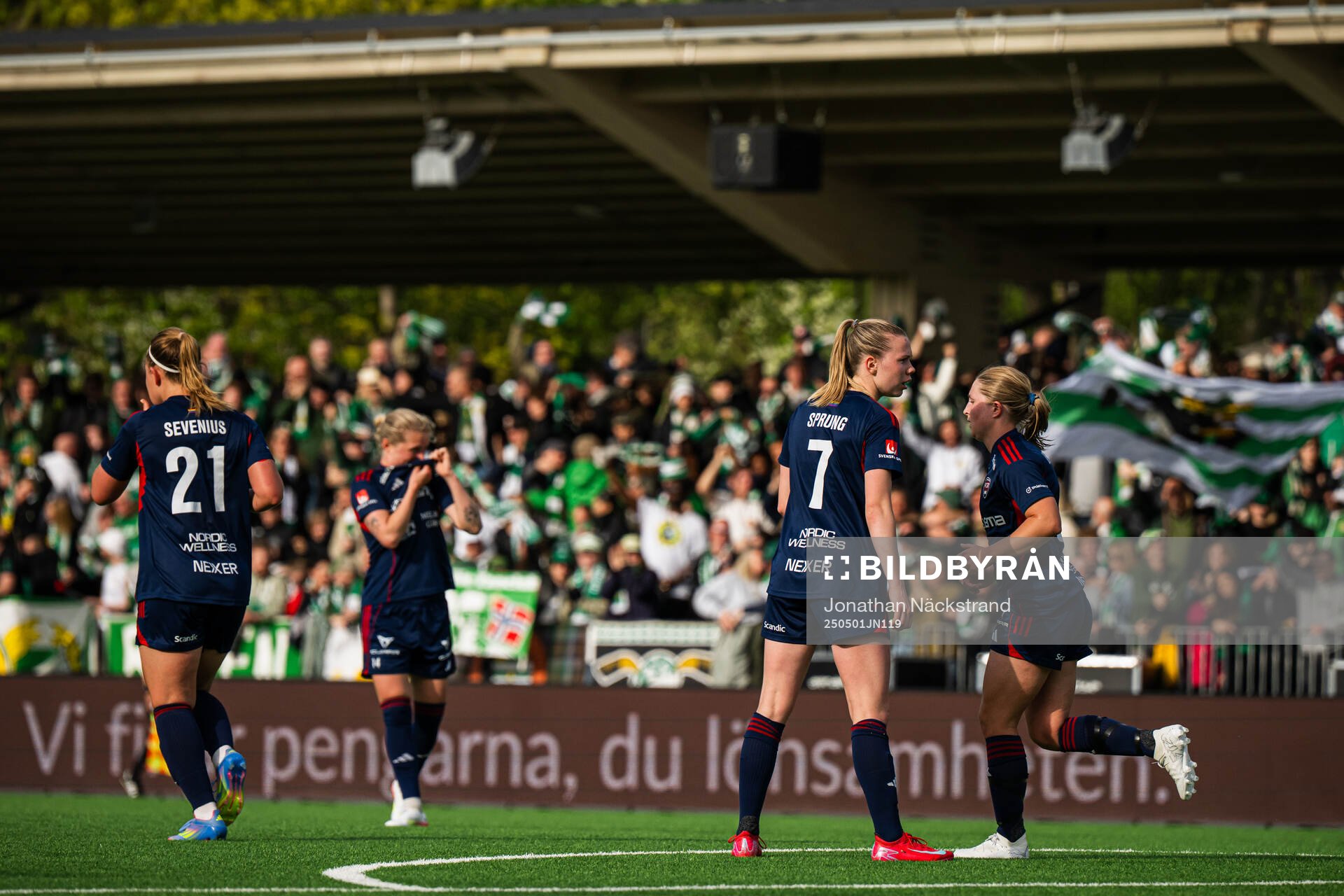 Rosengårds spelare deppar