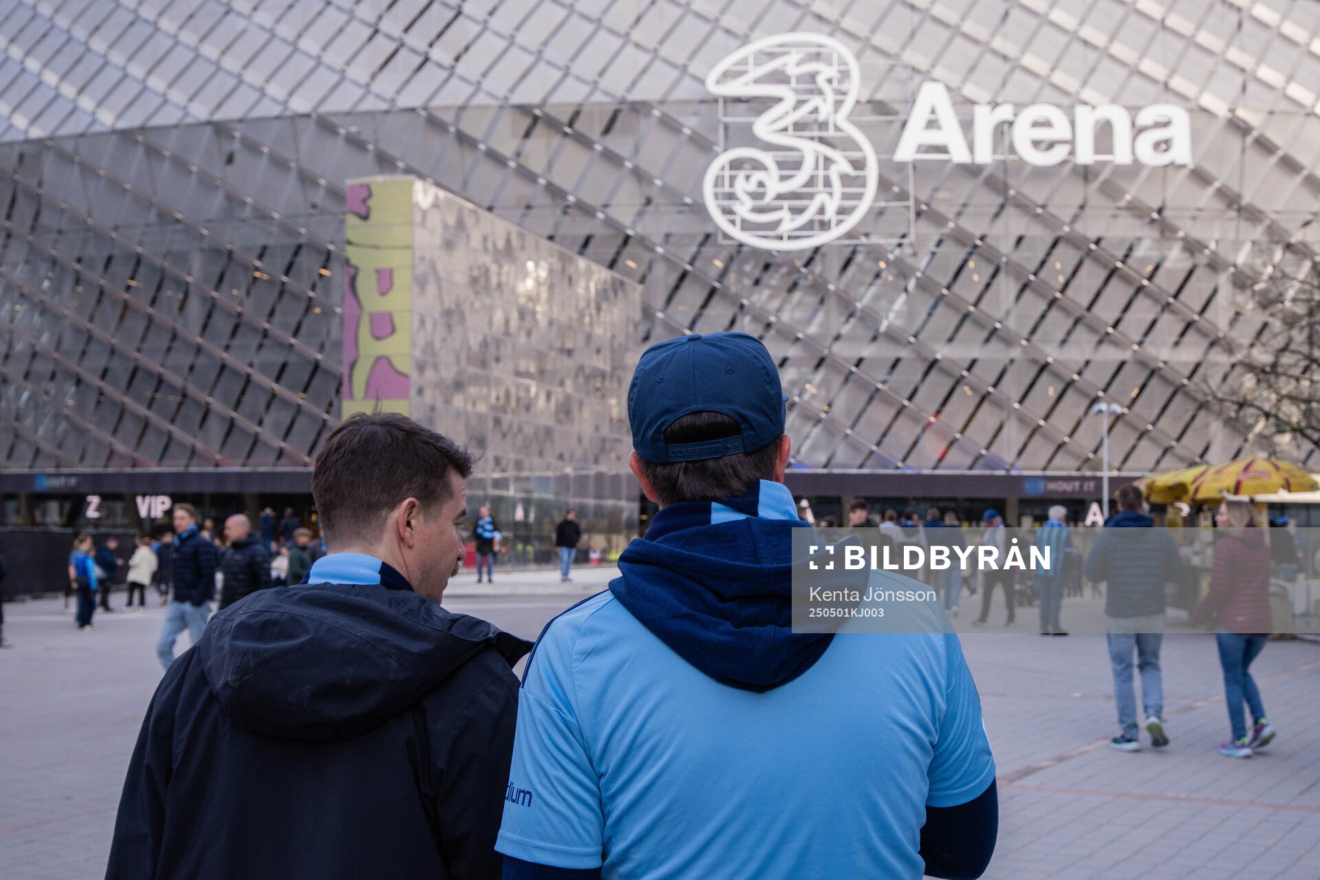 3Arena ahead of the UEFA Conference League semifinal between Djurgården and Chelsea on May 1, 2025 in Stockholm. 