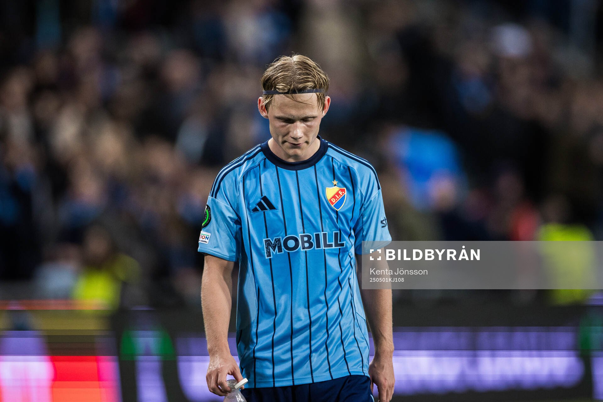 Tobias Gulliksen of Djurgården looks dejected
