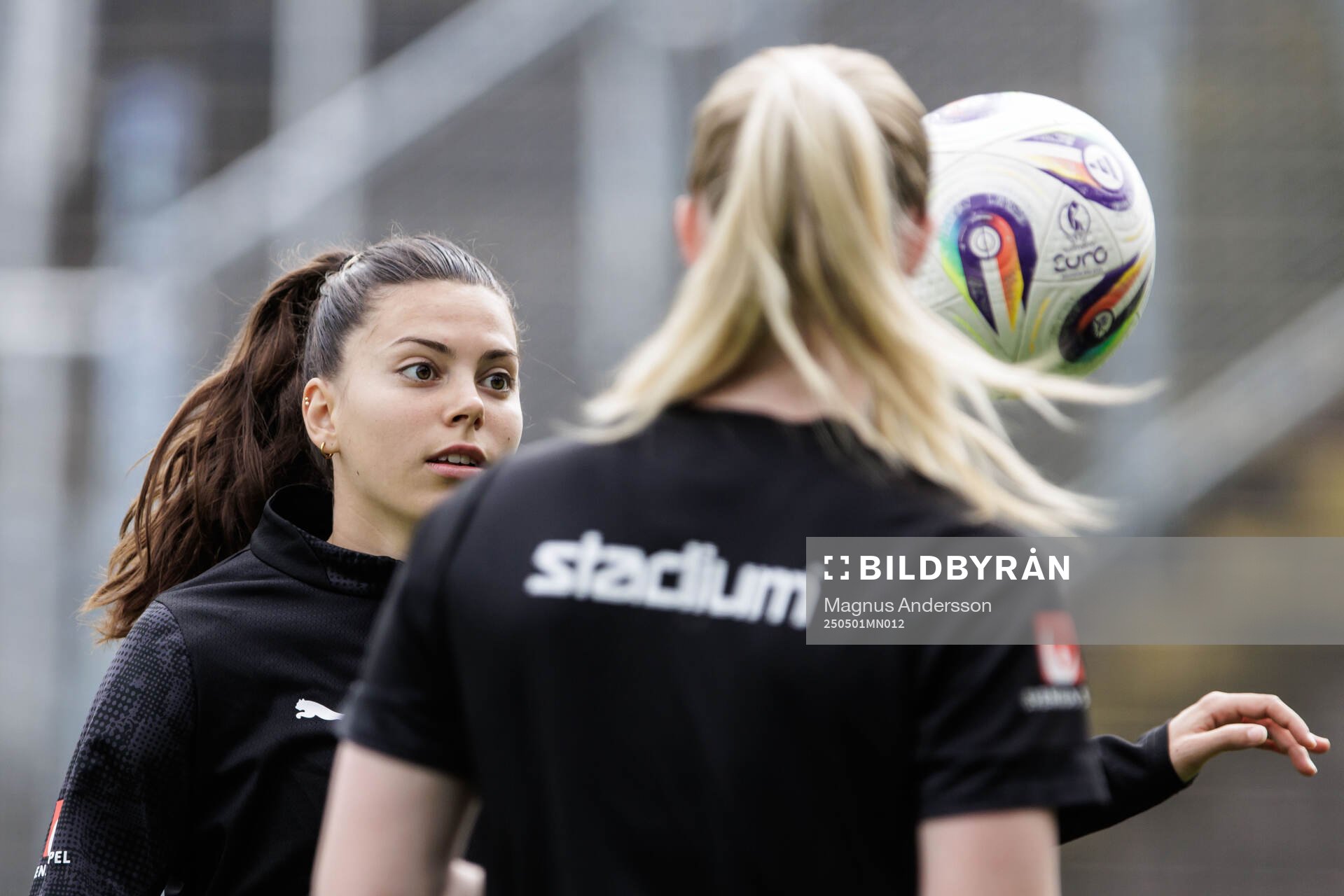 Häckens Helena Sampaio inför semifinalen i Svenska Cupen mellan IFK Norrköping och Häcken den 1 maj 2025 i Norrköping. 