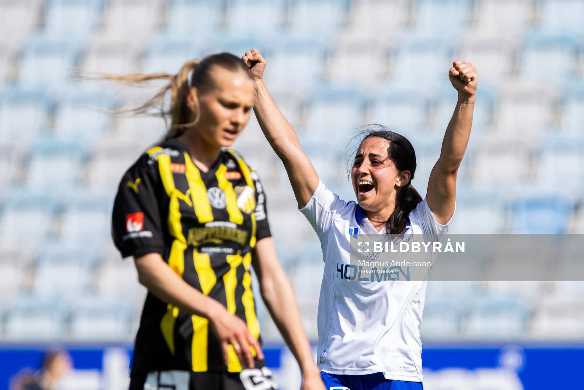 IFK Norrköpings Vesna Milivojevic jublar