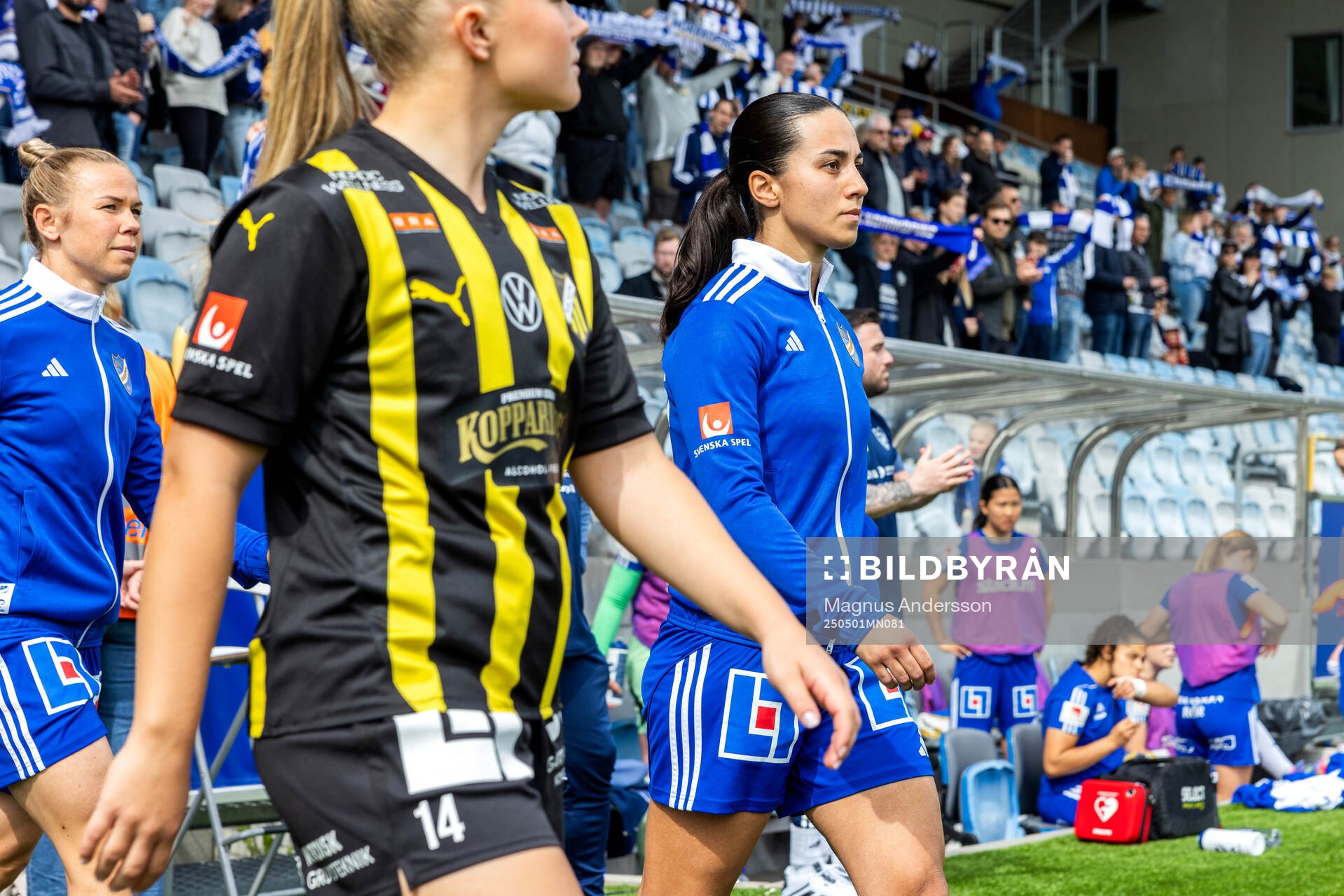 IFK Norrköpings Jessica Wik och Vesna Milivojevic