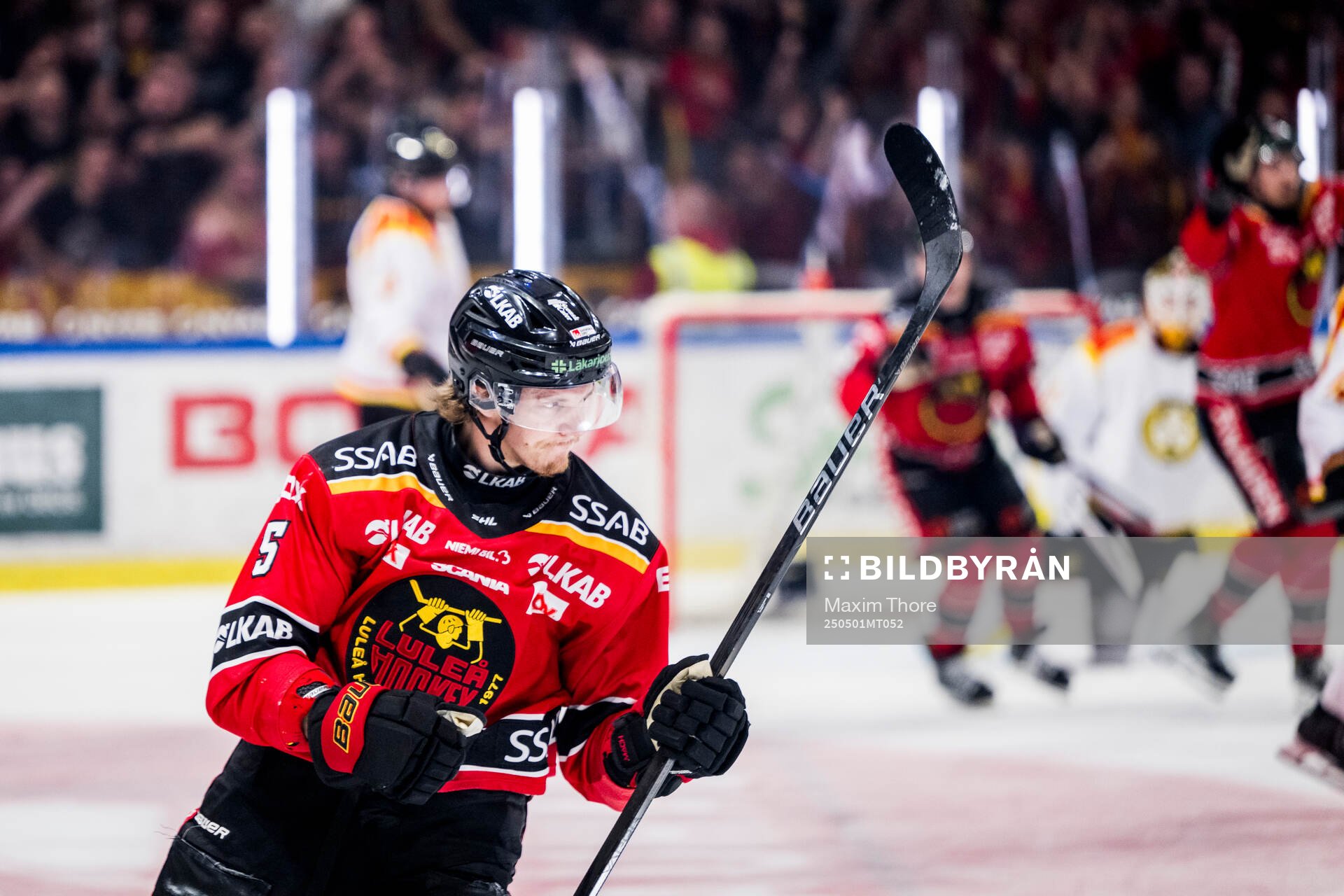 Luleås Marcus Hardegård jublar