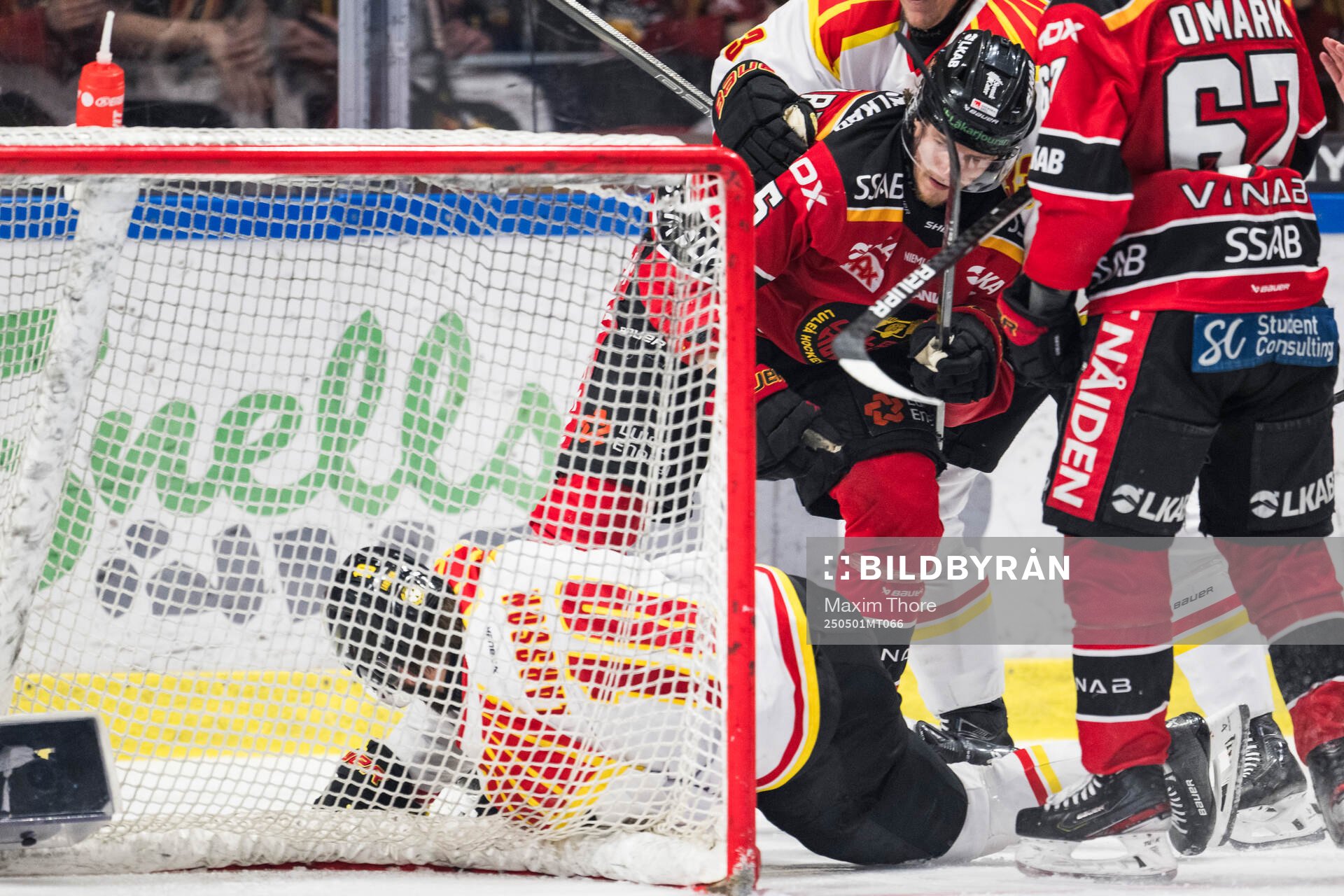 Brynäs Johan Larsson och Luleås Marcus Hardegård